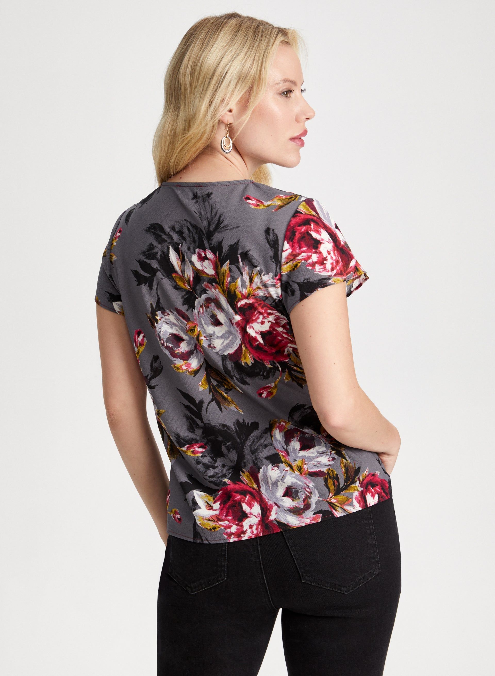 Ruffle Detail Floral Blouse sold by Laura product image thumbnail 4