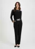 Rhinestone Animal Motif Sweater & Straight Leg Pants sold by Laura