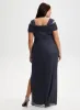 Bardot Neck Glitter Dress sold by Laura