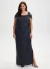 Bardot Neck Glitter Dress sold by Laura