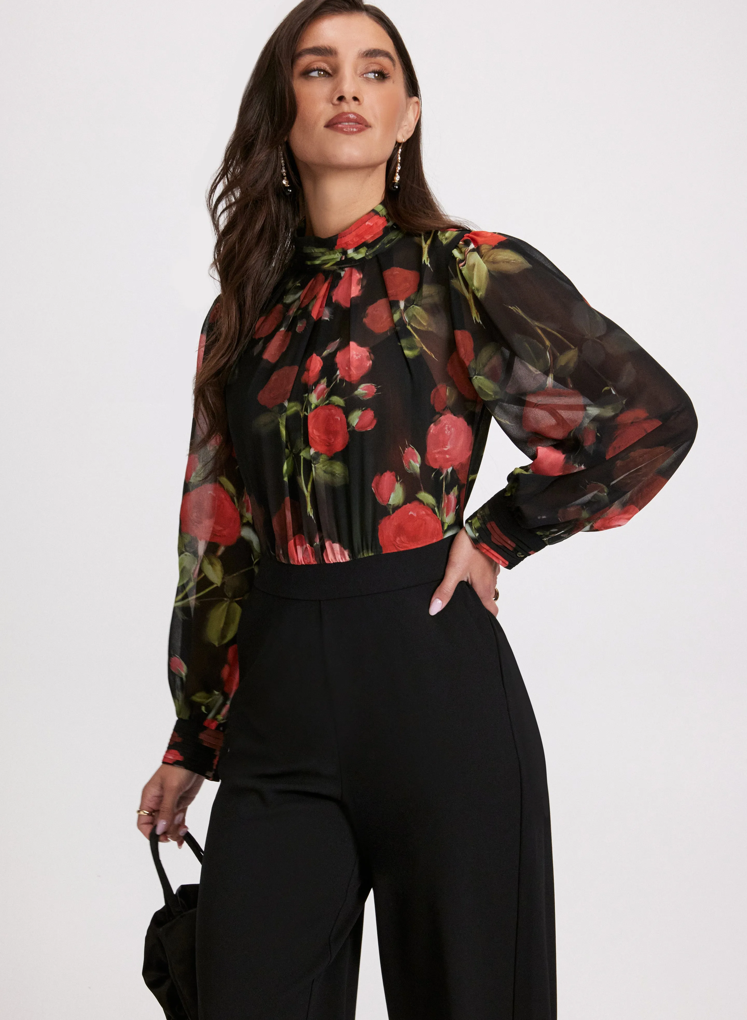 Floral Illusion Jumpsuit sold by Laura product image thumbnail 2