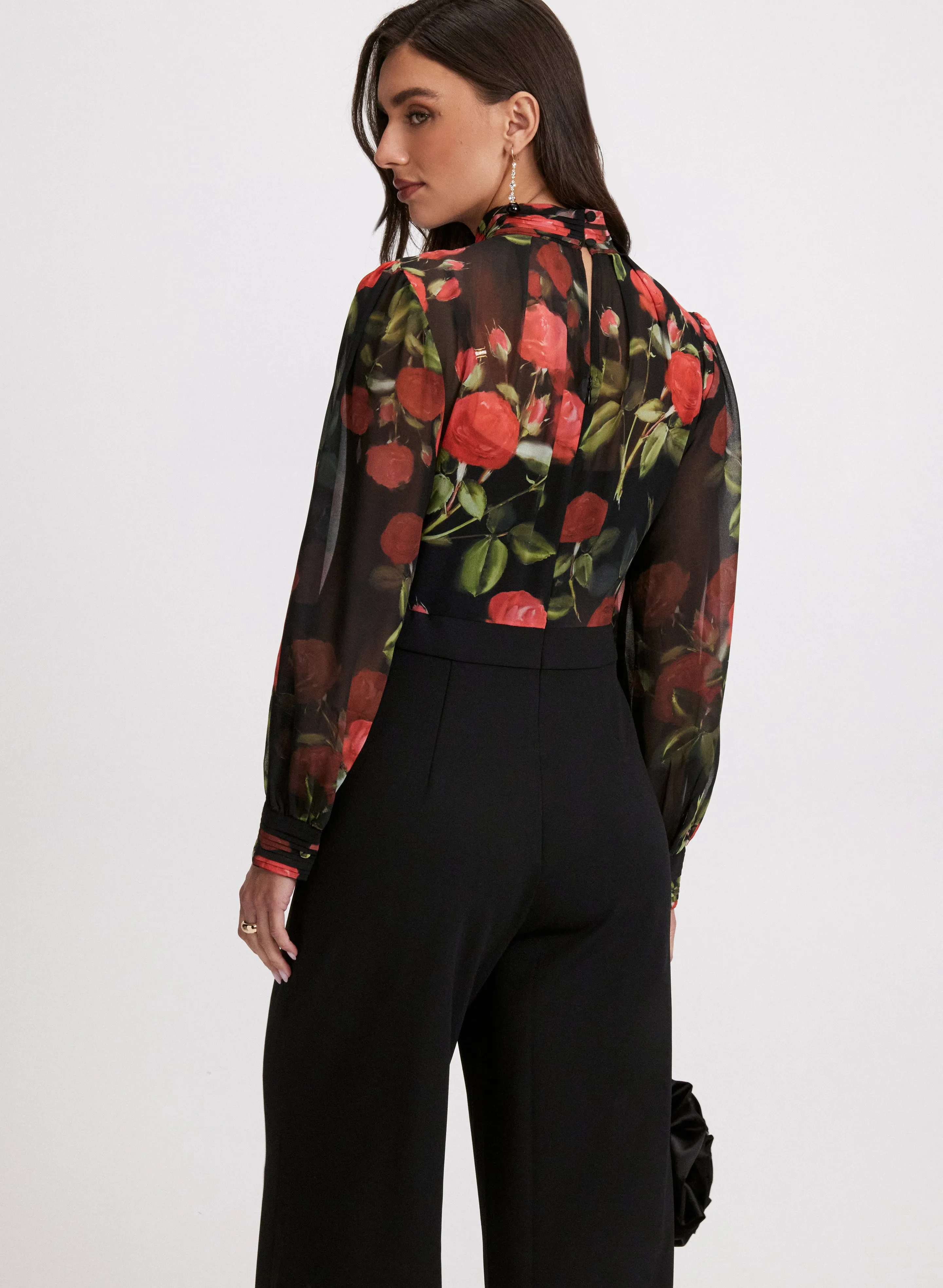 Floral Illusion Jumpsuit sold by Laura product image thumbnail 4