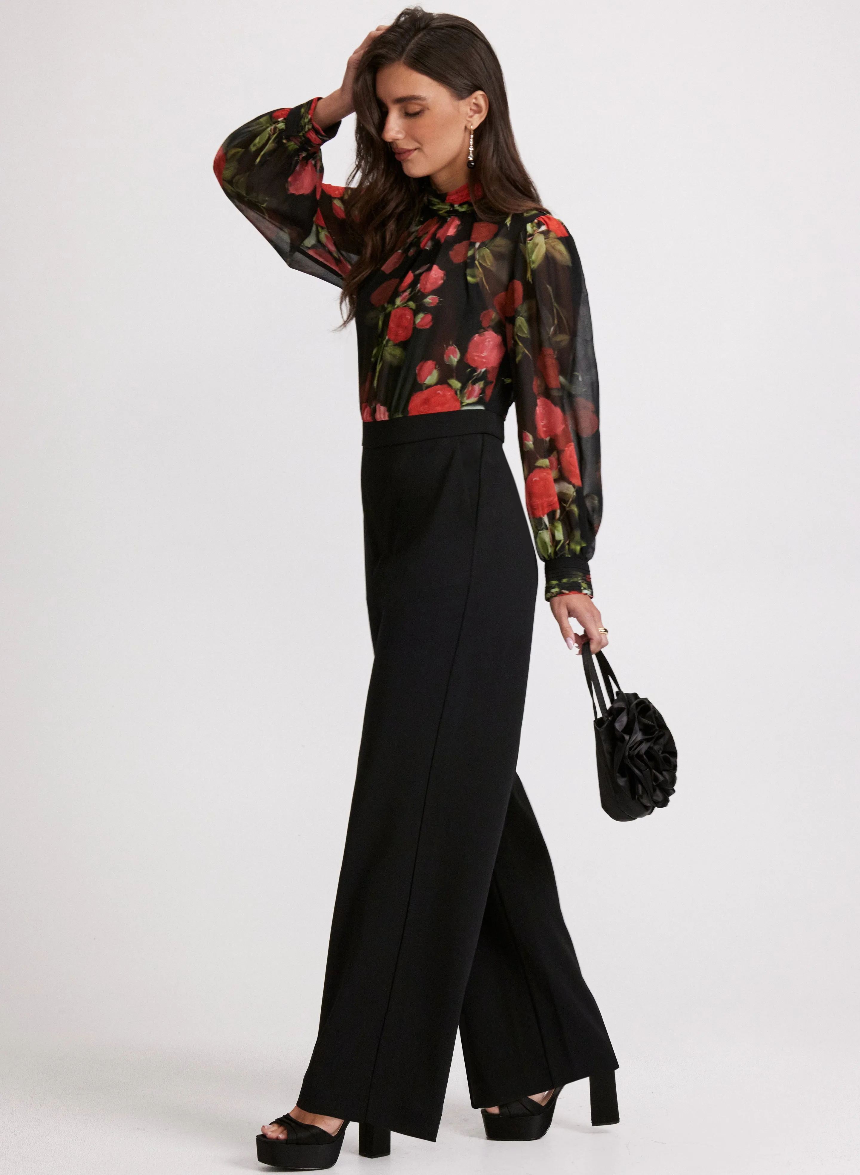 Floral Illusion Jumpsuit sold by Laura product image thumbnail 3