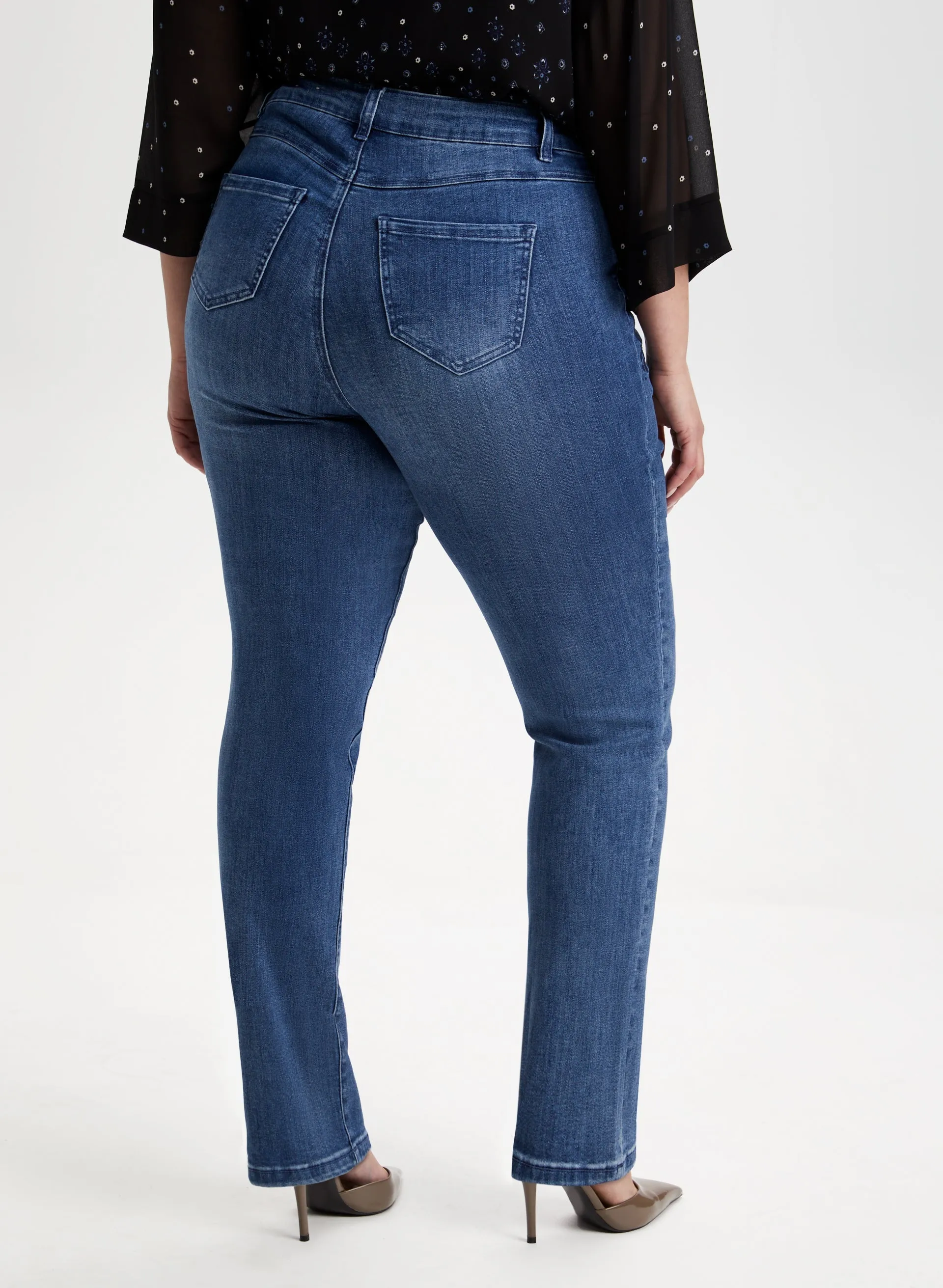 Embroidered Straight Leg Jeans sold by Laura product image thumbnail 2