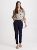 Abstract Print Blouse & Slim Leg Cargo Jeans sold by Laura