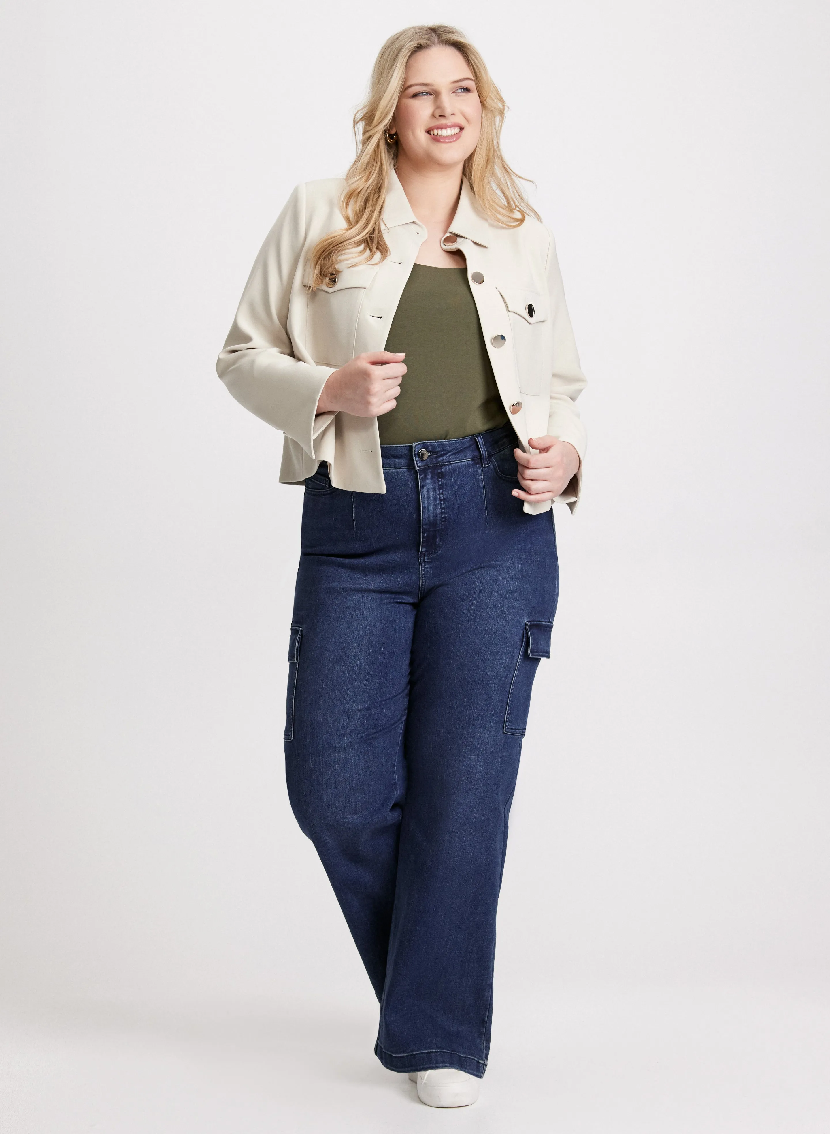 Short Twill Jacket sold by Laura product image thumbnail 3
