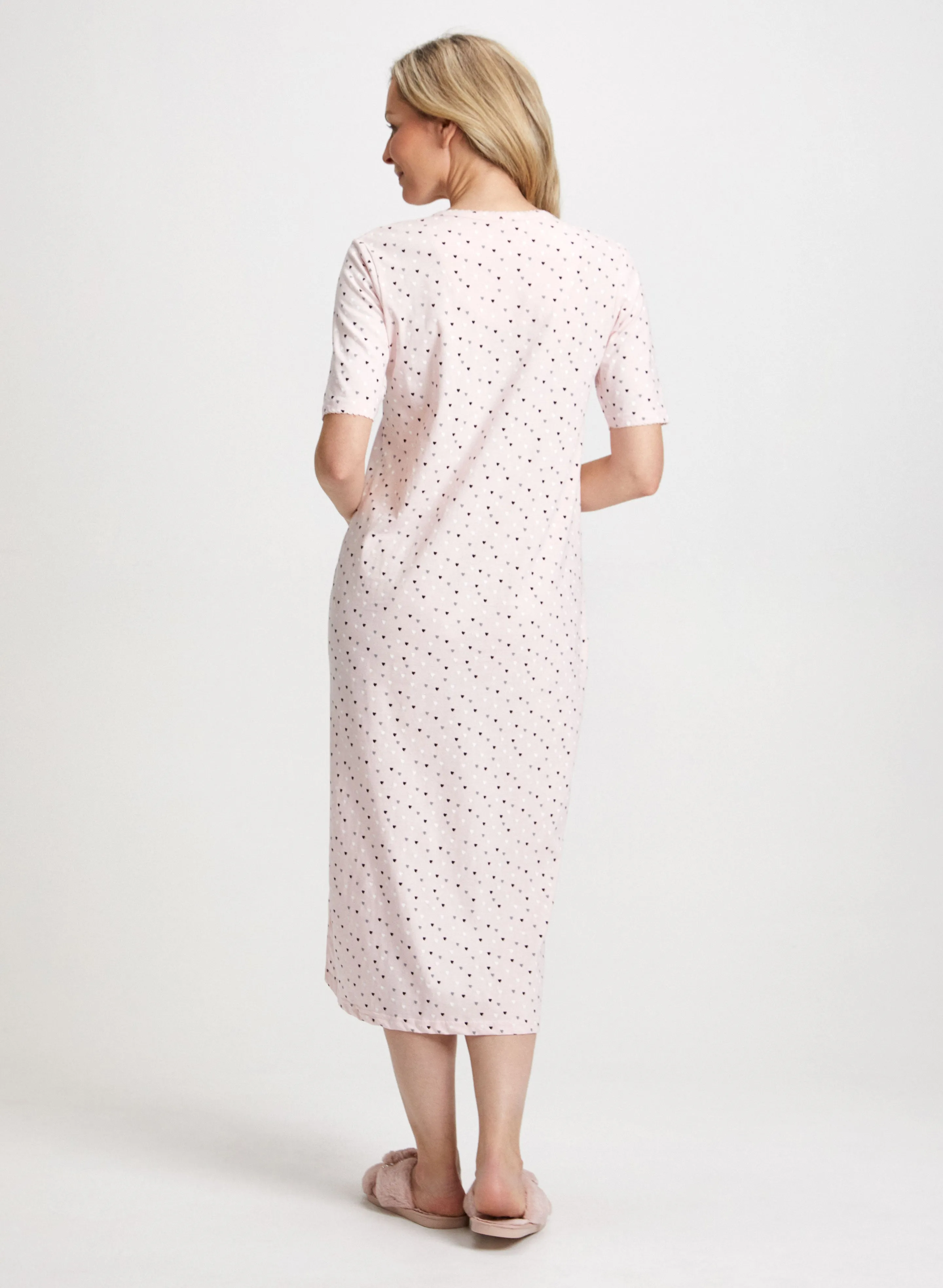 Heart Print Nightgown sold by Laura product image thumbnail 2