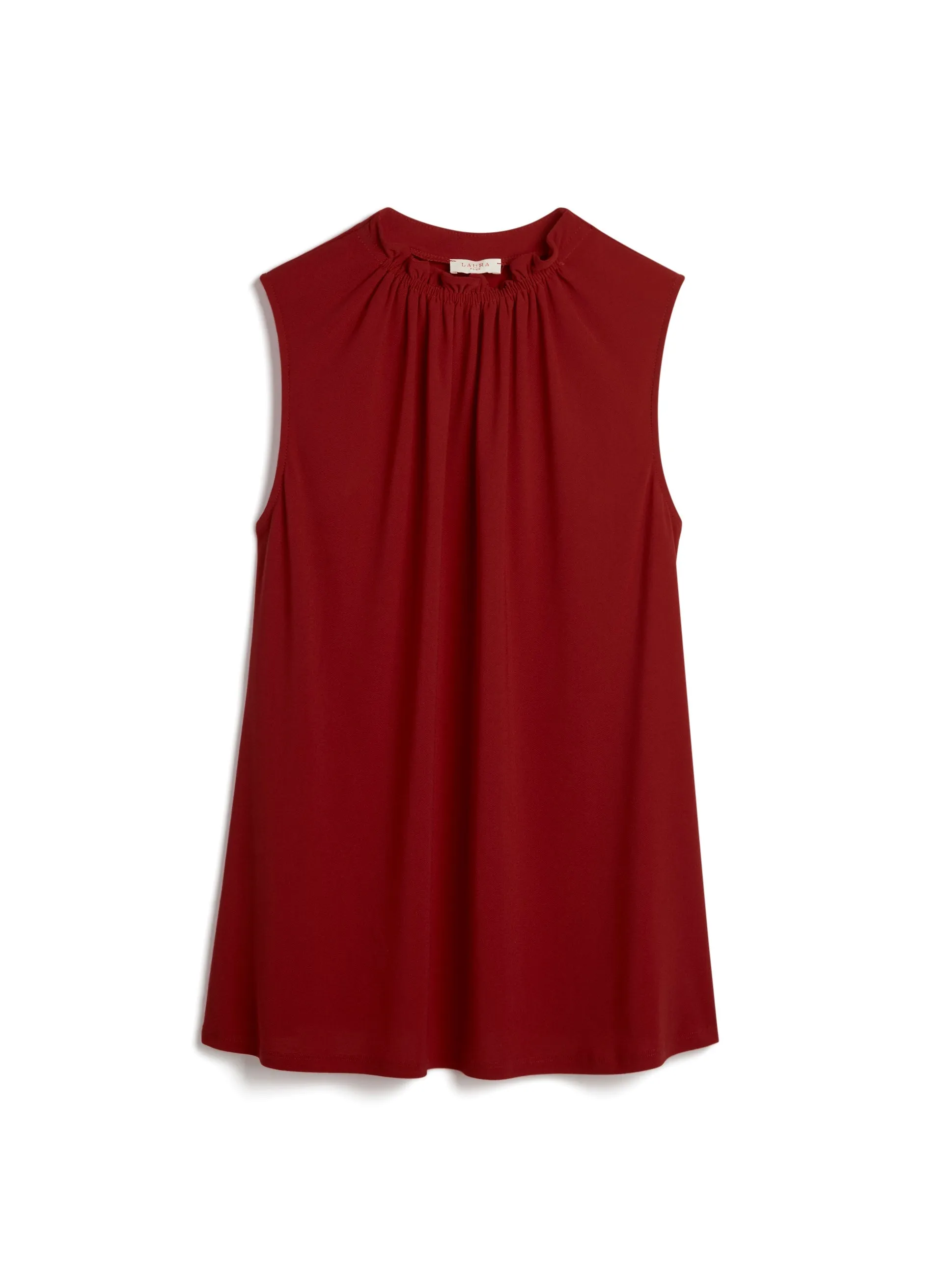 Sleeveless Shirred Neck Top sold by Laura product image thumbnail 5