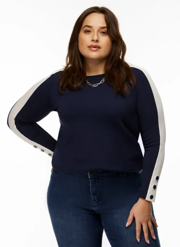 Dolman Sleeve Colour Block Top made by Laura