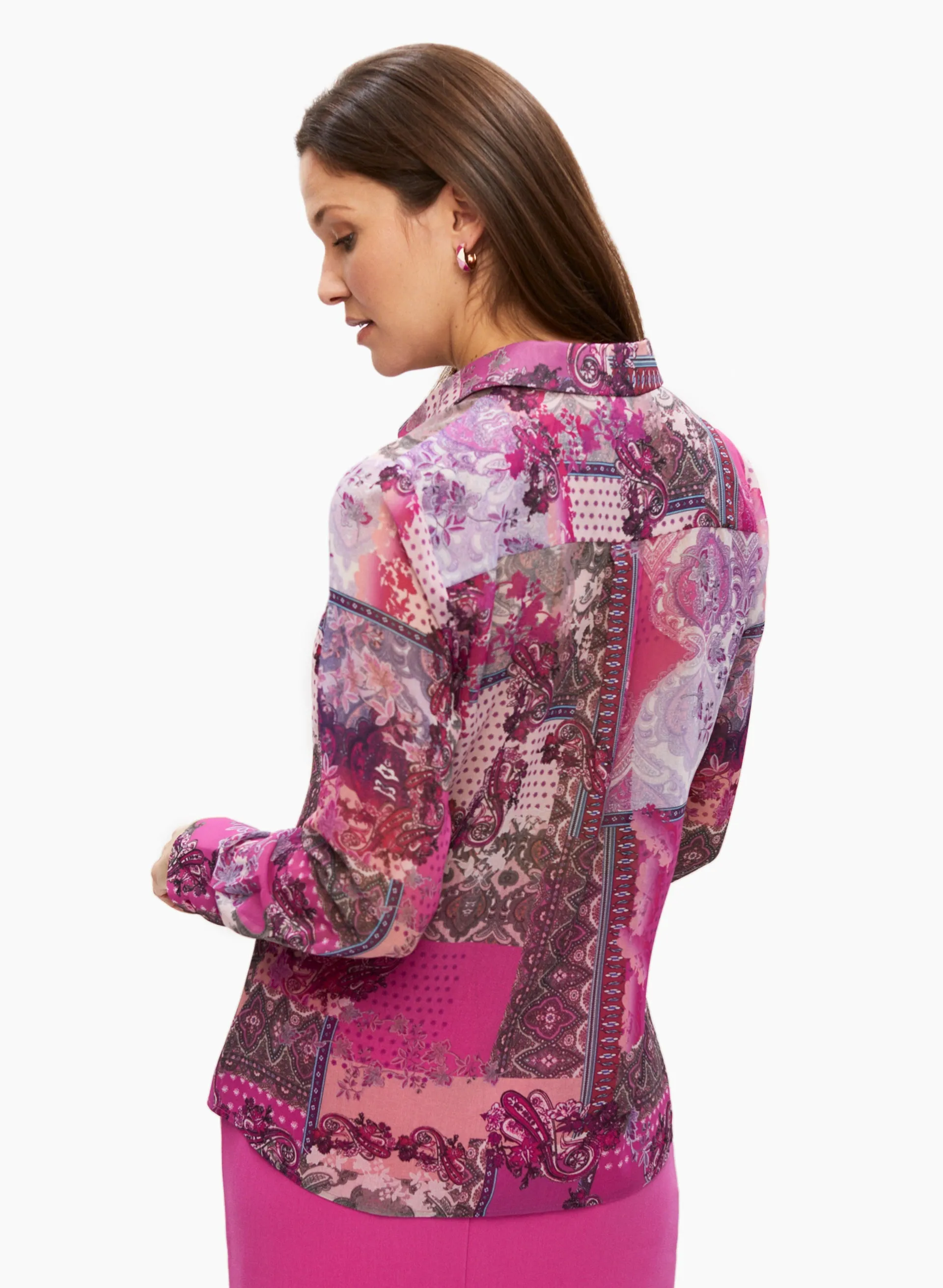Paisley Patchwork Print Blouse sold by Laura product image thumbnail 4