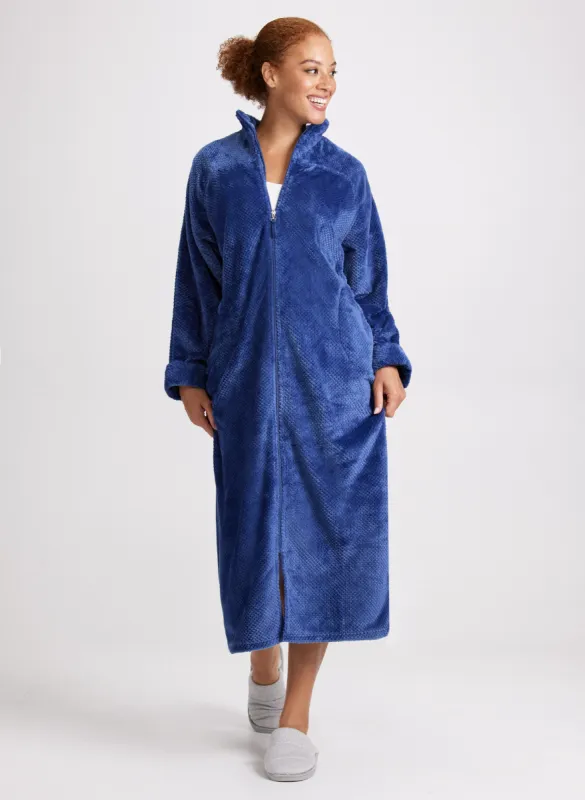 Zip-Front Robe made by Laura