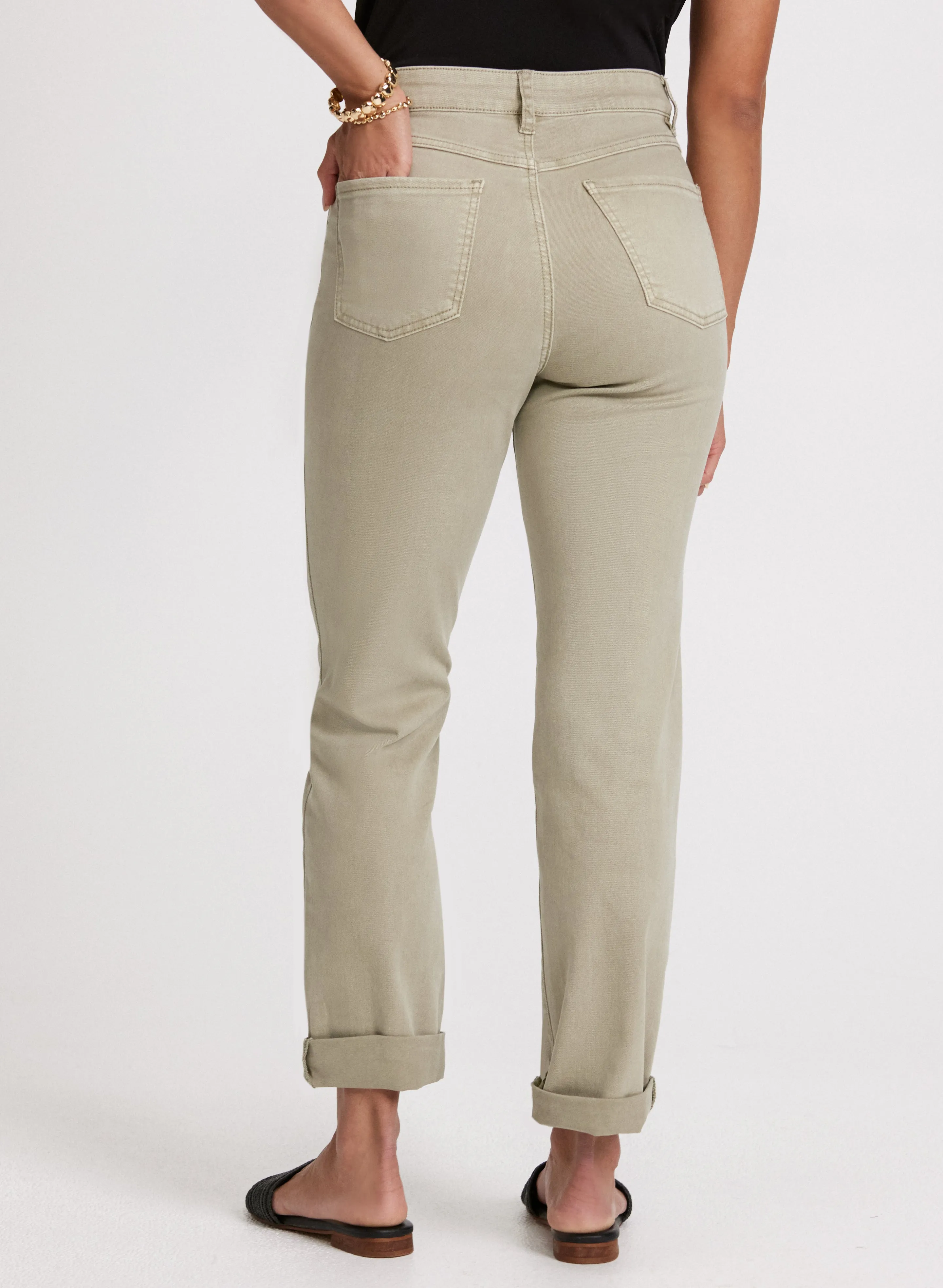 Rolled Cuff Slim Leg Jeans sold by Laura product image thumbnail 2