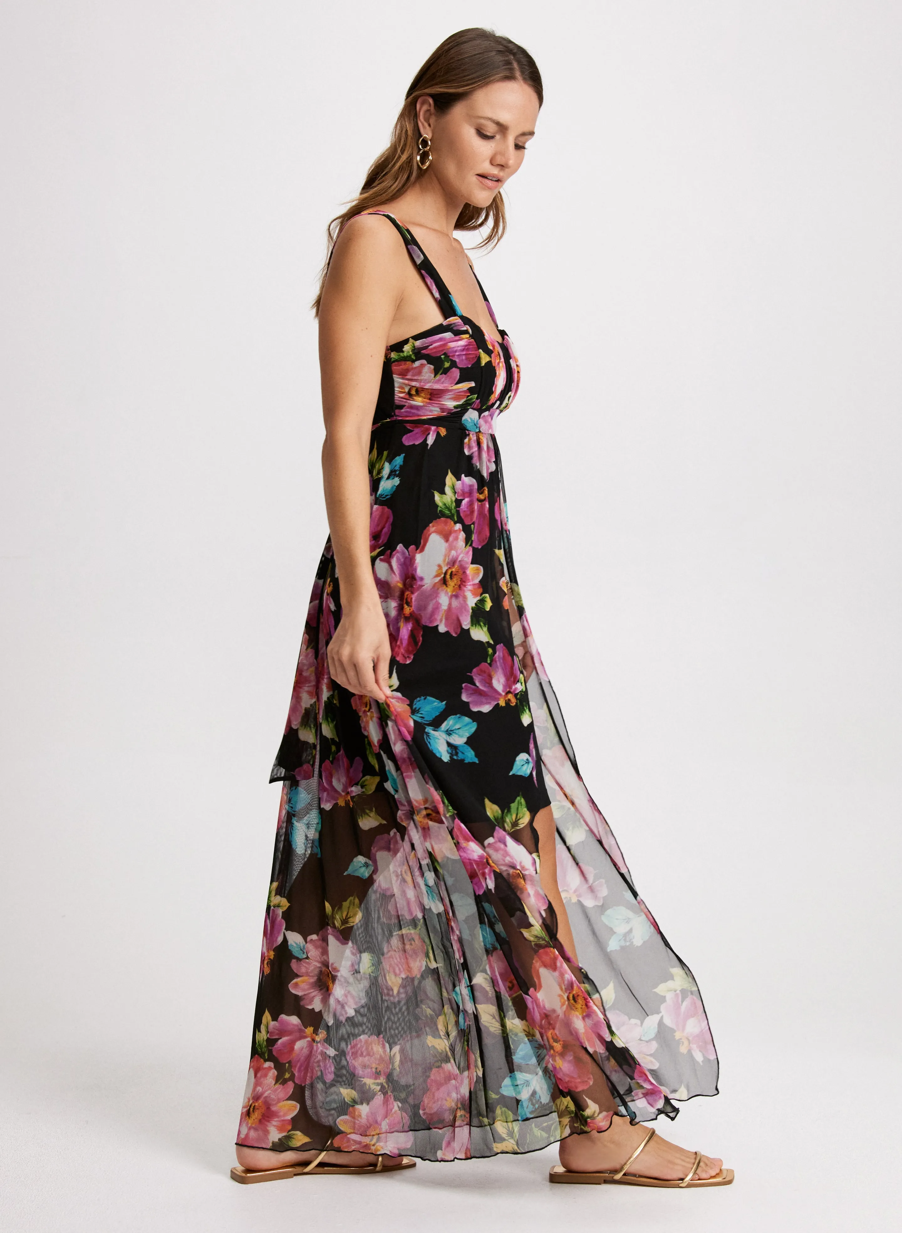 Chiffon Floral Maxi Dress sold by Laura product image thumbnail 2