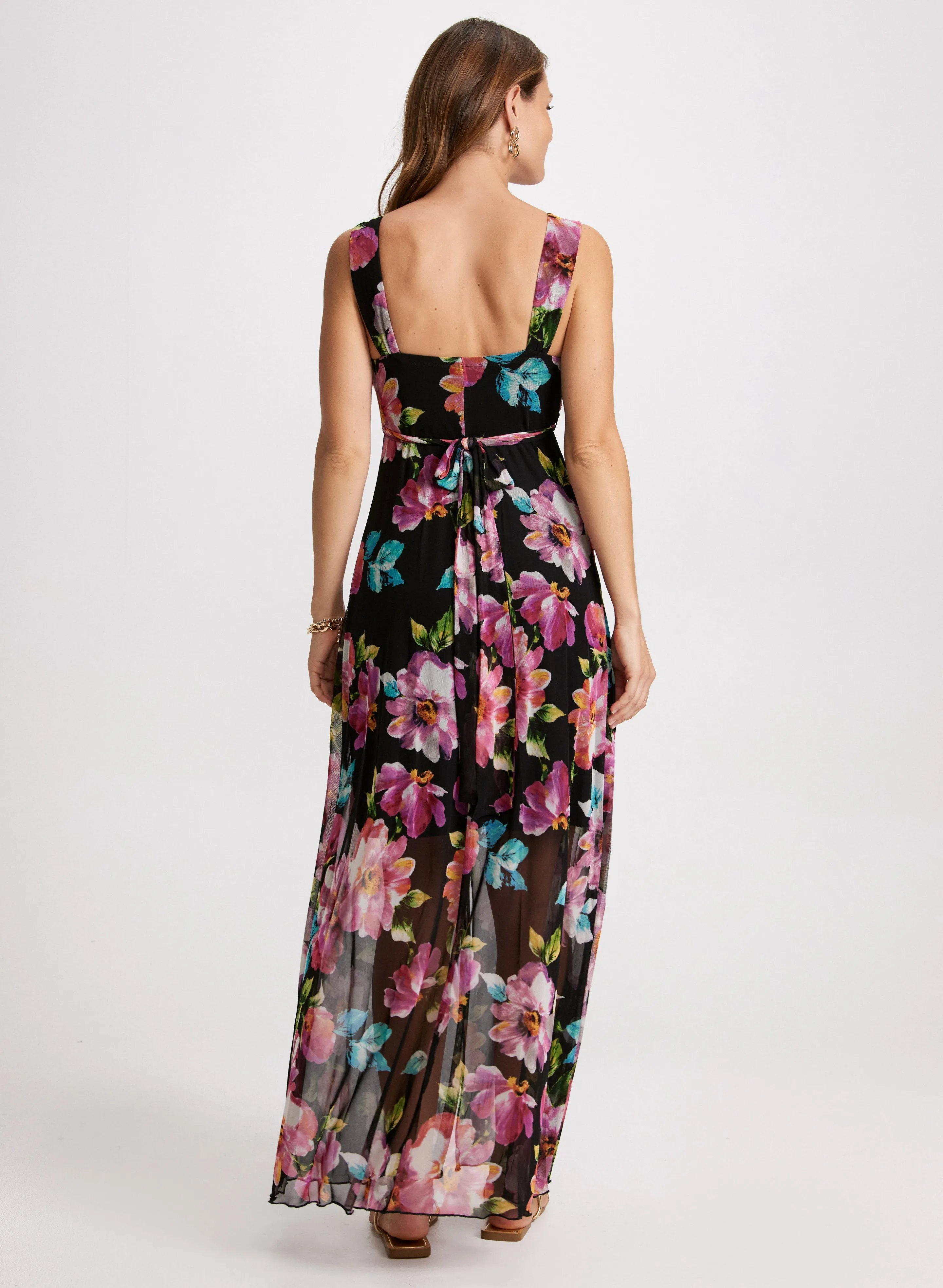 Chiffon Floral Maxi Dress sold by Laura product image thumbnail 3