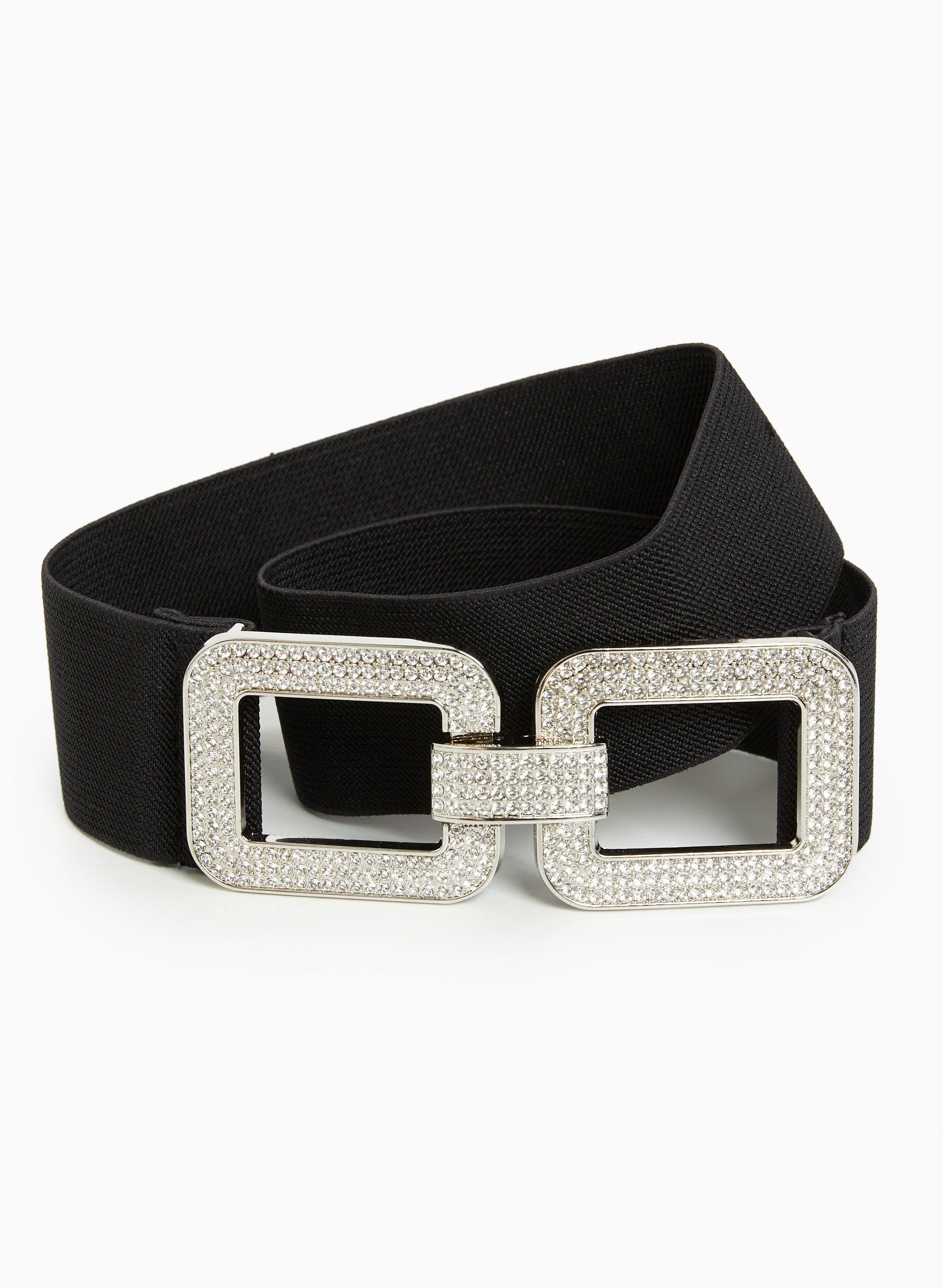 Crystal-Studded Buckle Belt sold by Laura