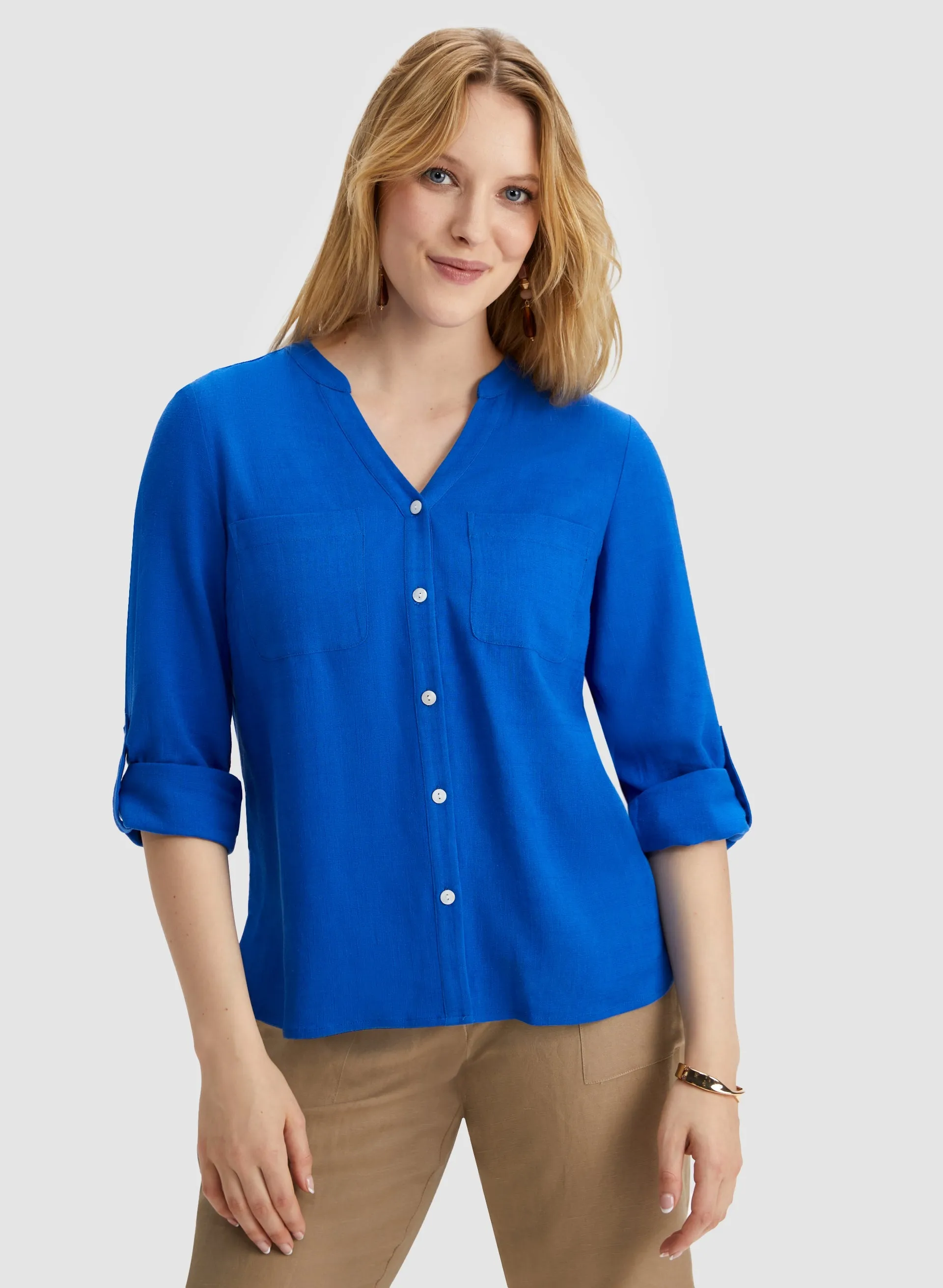 Button Front Blouse sold by Laura product image thumbnail 5
