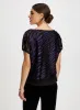 Double Layer Zebra Print Blouse sold by Laura
