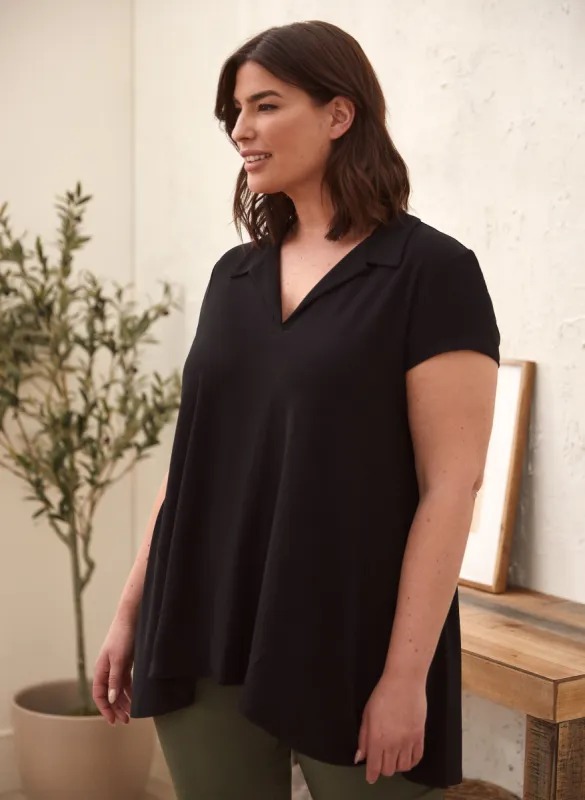 Joseph Ribkoff - Asymmetric Tunic made by Laura
