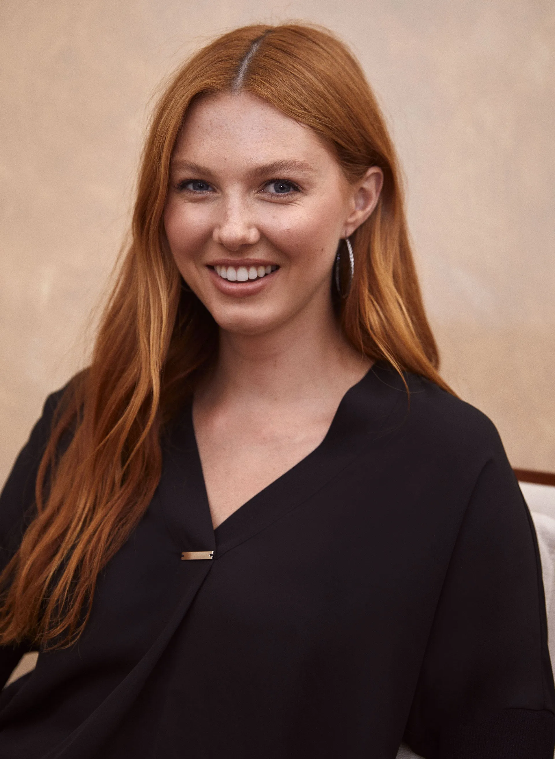 Long Sleeve V-Neck Blouse sold by Laura product image thumbnail 2