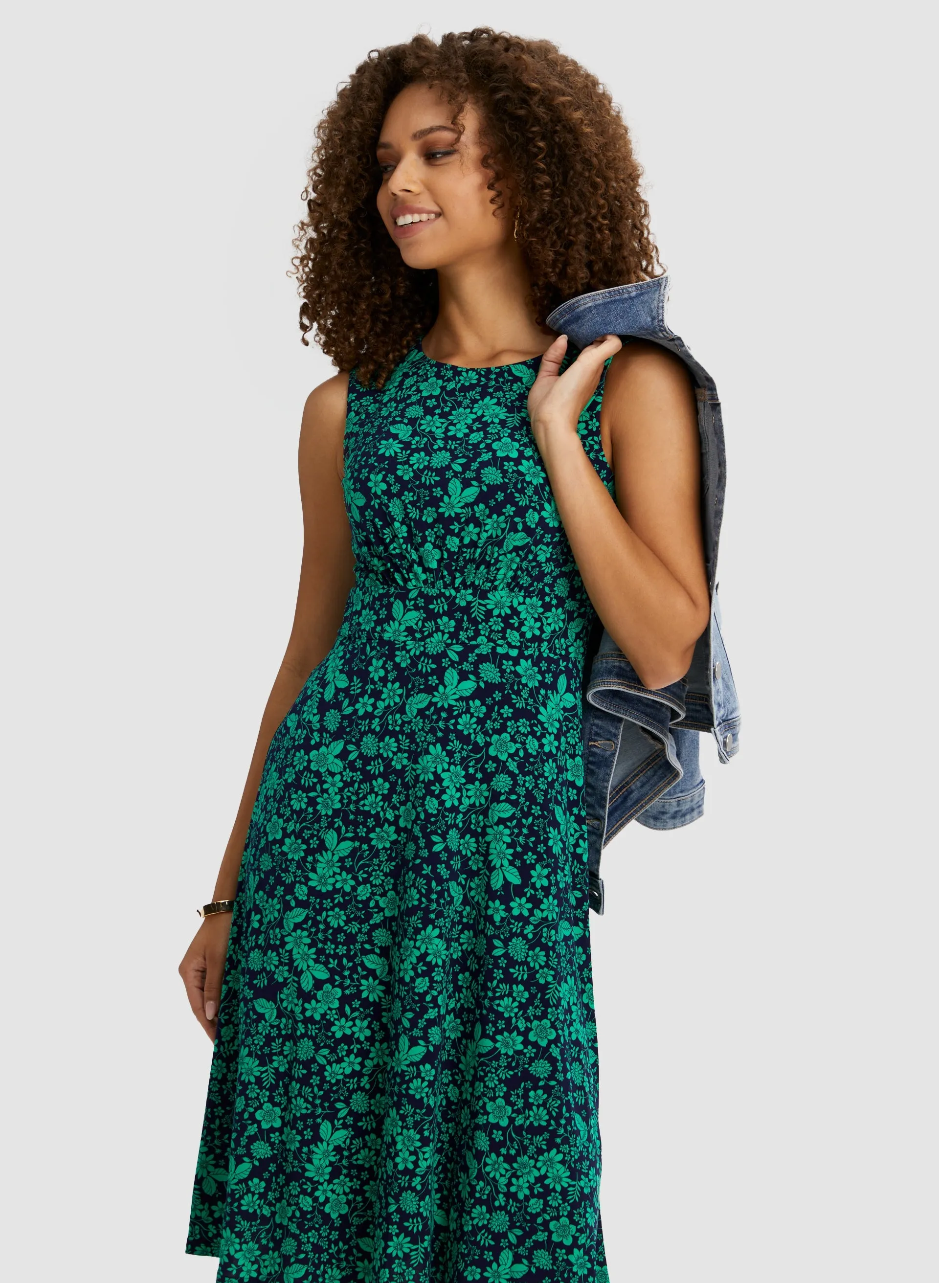 Floral Print Midi Dress sold by Laura product image thumbnail 5