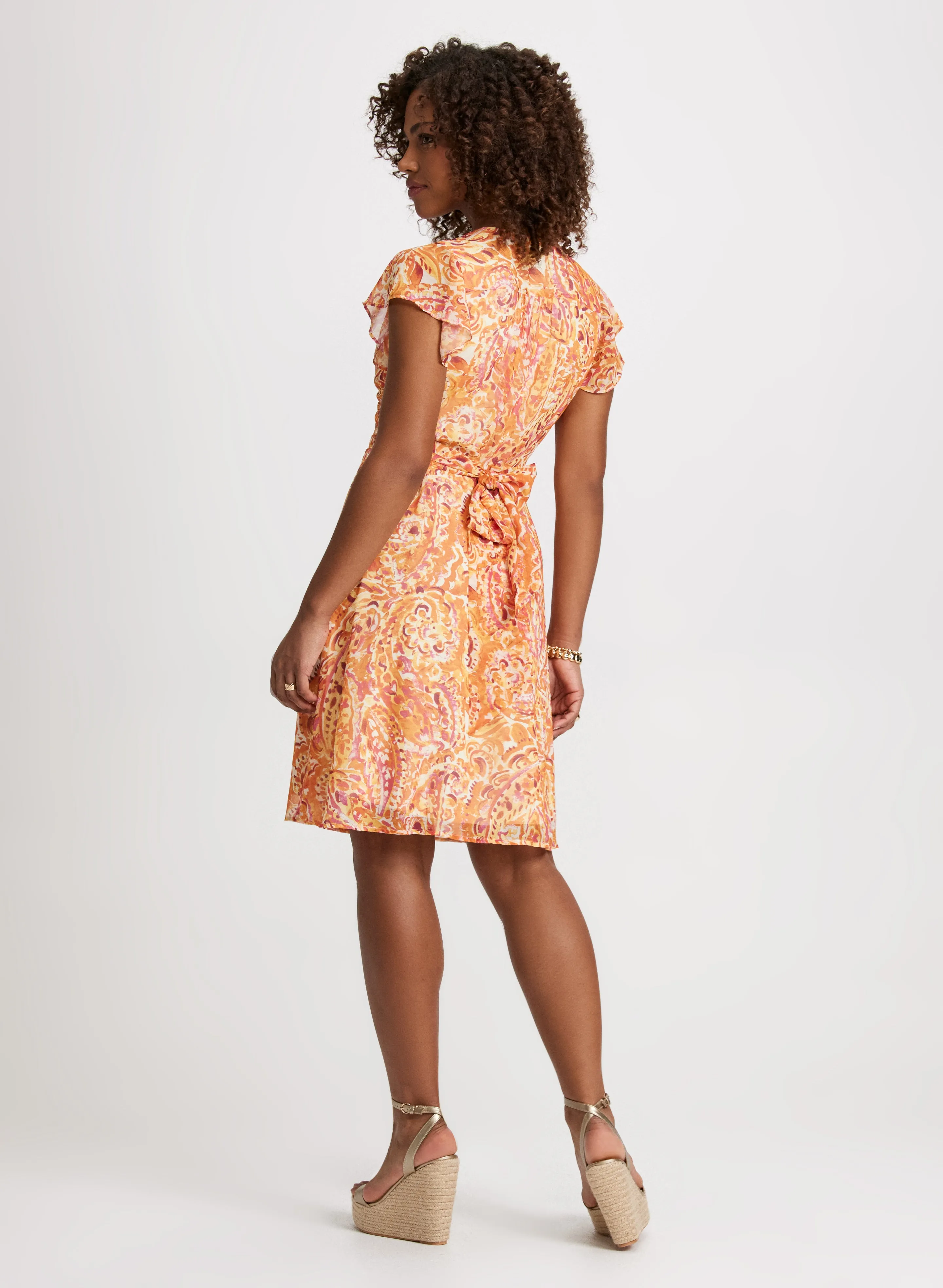 Floral Dress with Back Bow sold by Laura product image thumbnail 3