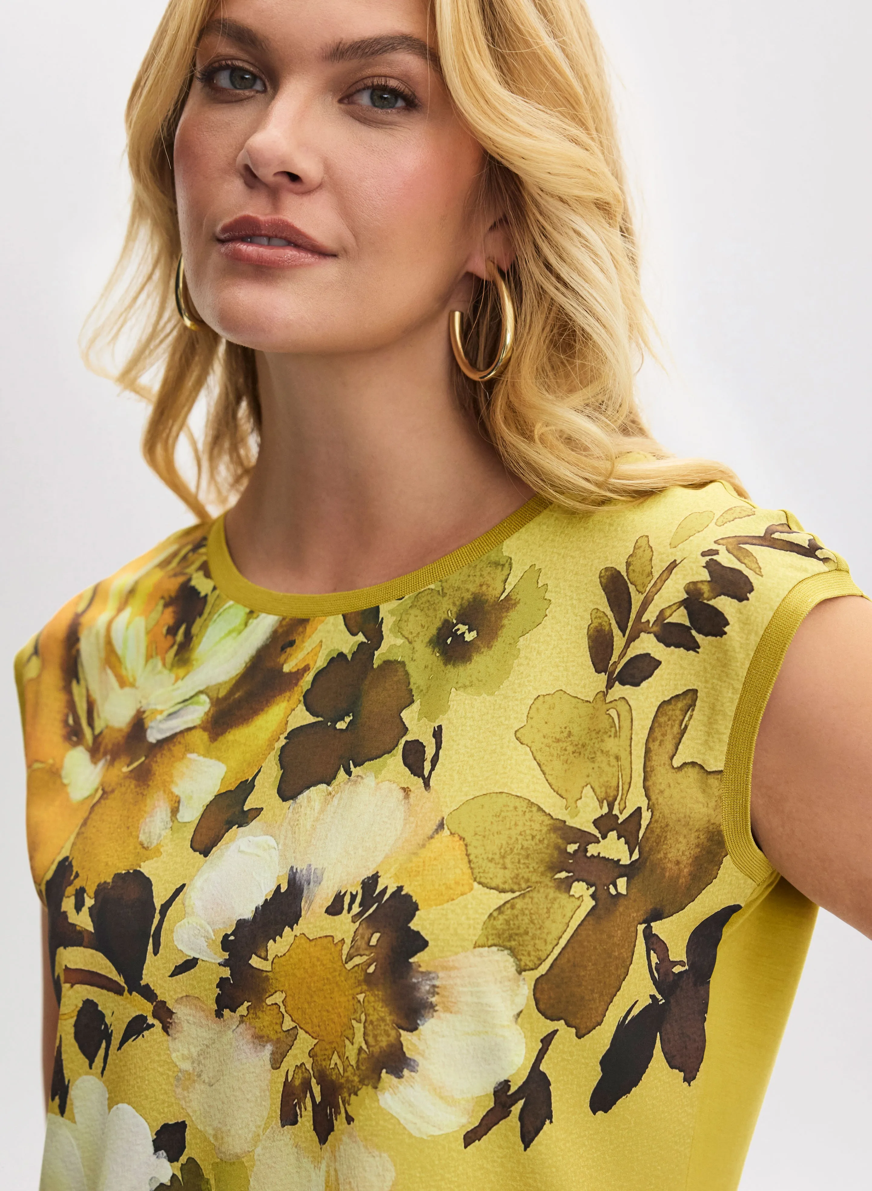 Floral Print Drop Shoulder Top sold by Laura product image thumbnail 5