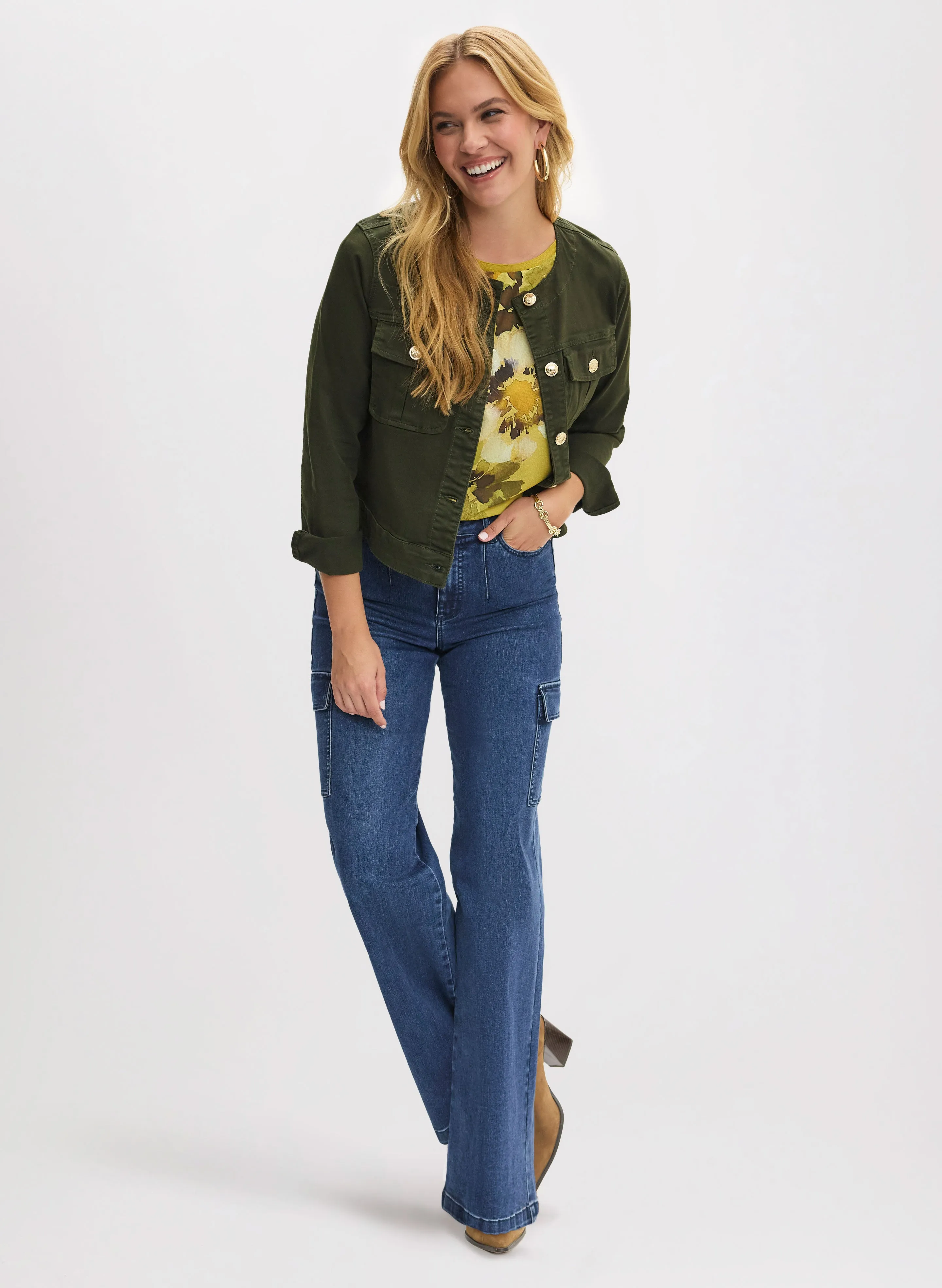 Floral Print Drop Shoulder Top sold by Laura product image thumbnail 3