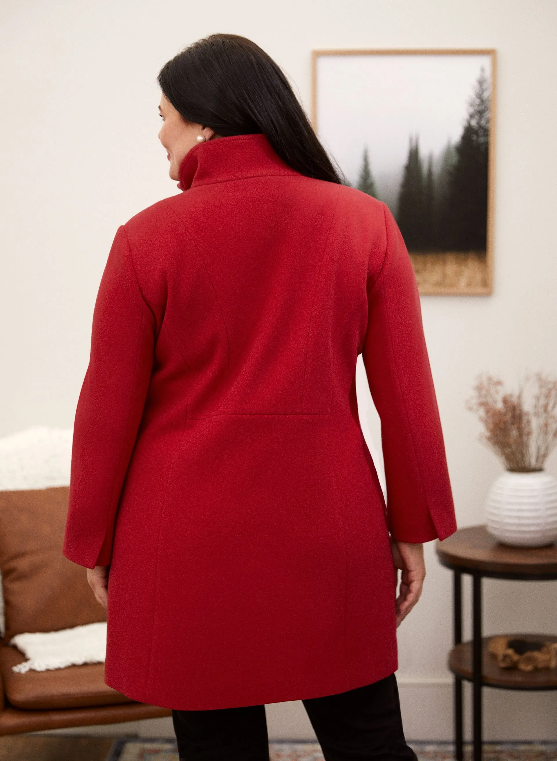 Stretch Wool Blend Coat sold by Laura product image thumbnail 4