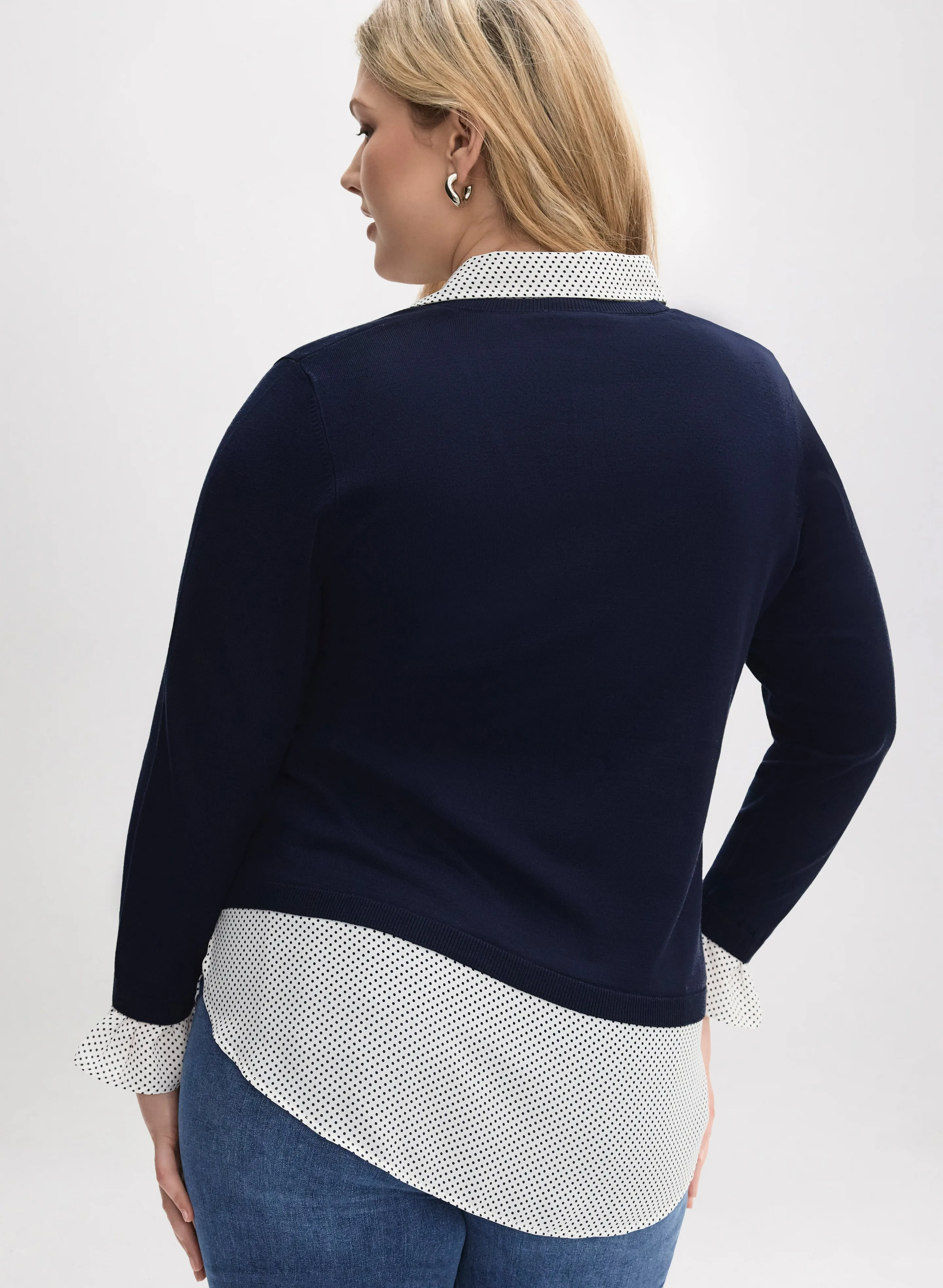 Dot Motif Fooler Sweater sold by Laura product image thumbnail 4