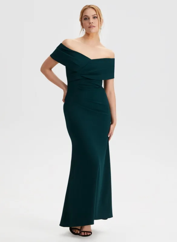 Bardot Neck Off-the-Shoulder Dress sold by Laura