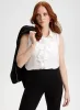 Ruffle Detail Sleeveless Blouse sold by Laura