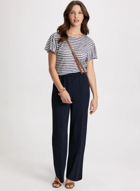Flare Sleeve T-Shirt & Pull-On Pants sold by Laura