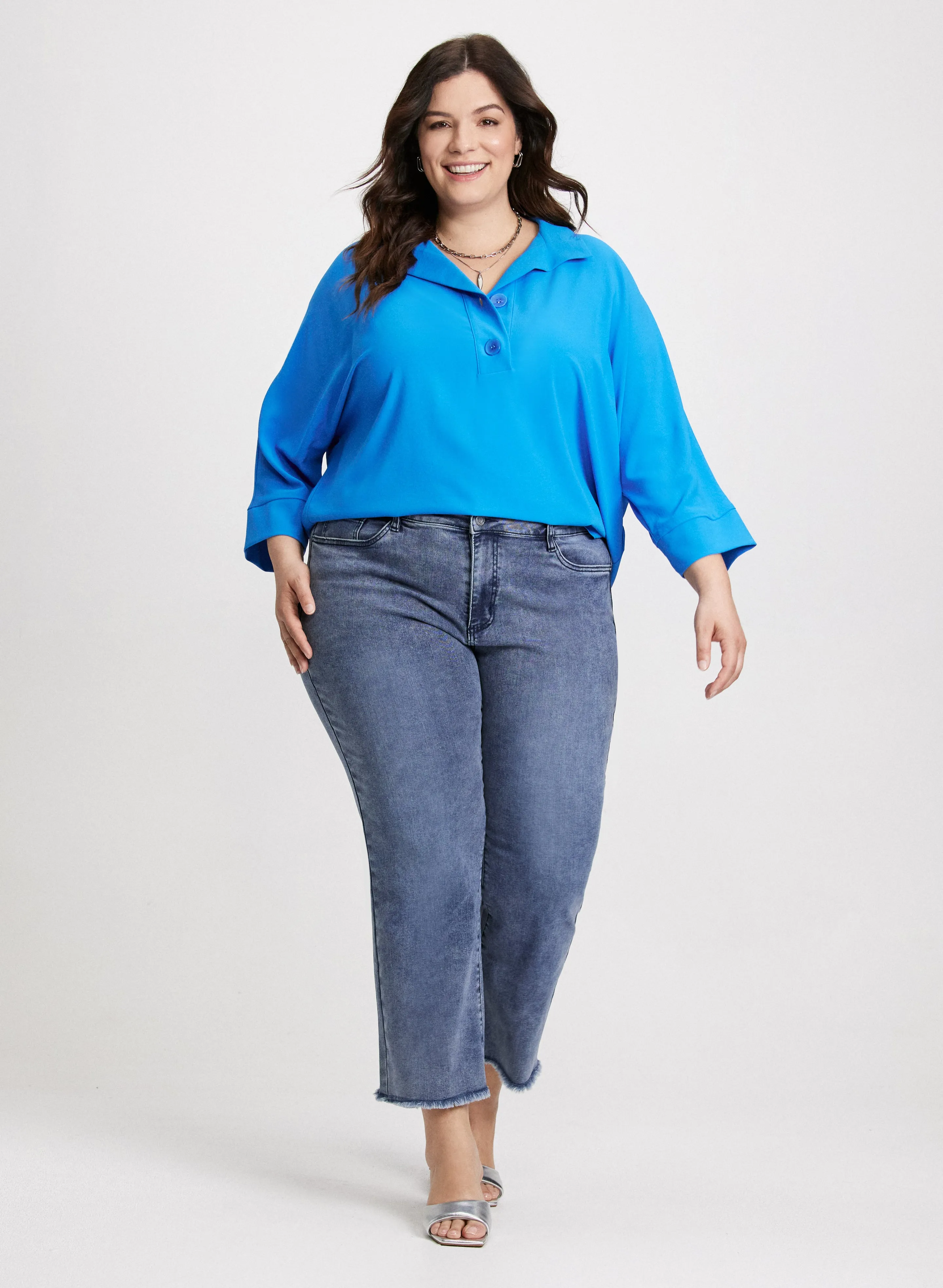 Joseph Ribkoff - Flowing Collar Blouse sold by Laura product image thumbnail 3