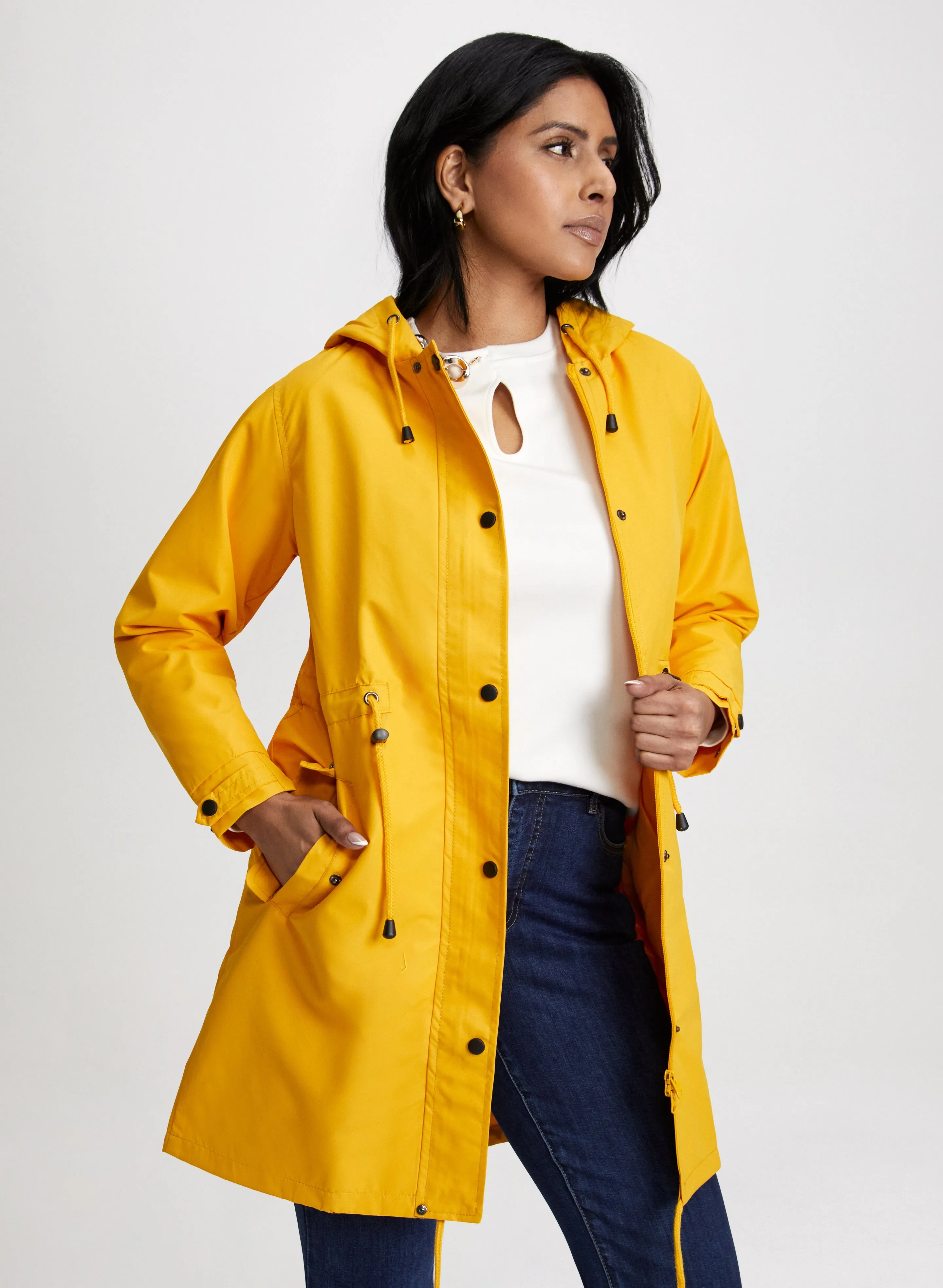 Hooded Utility Rain Jacket sold by Laura product image thumbnail 2