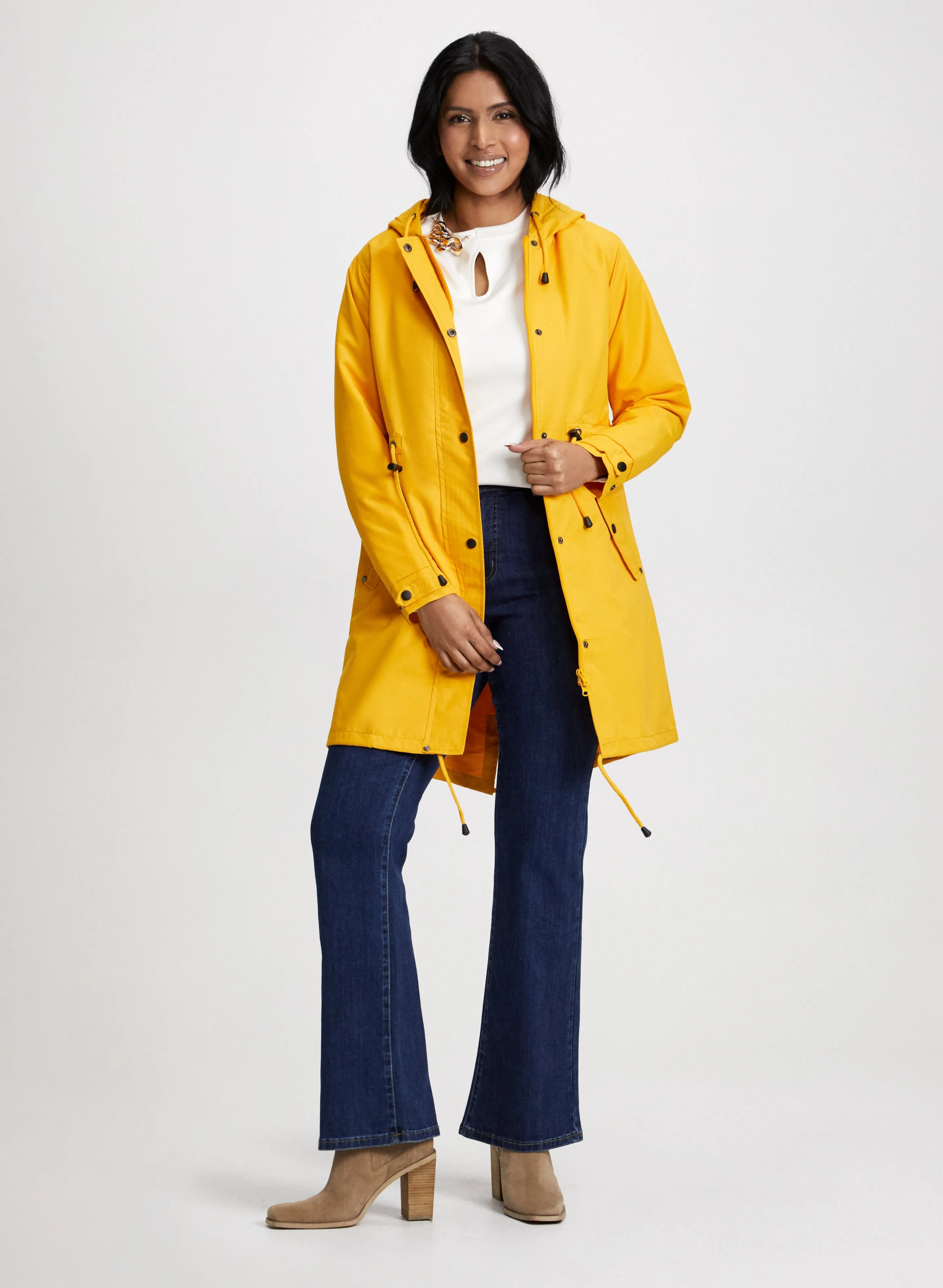 Hooded Utility Rain Jacket sold by Laura product image thumbnail 3