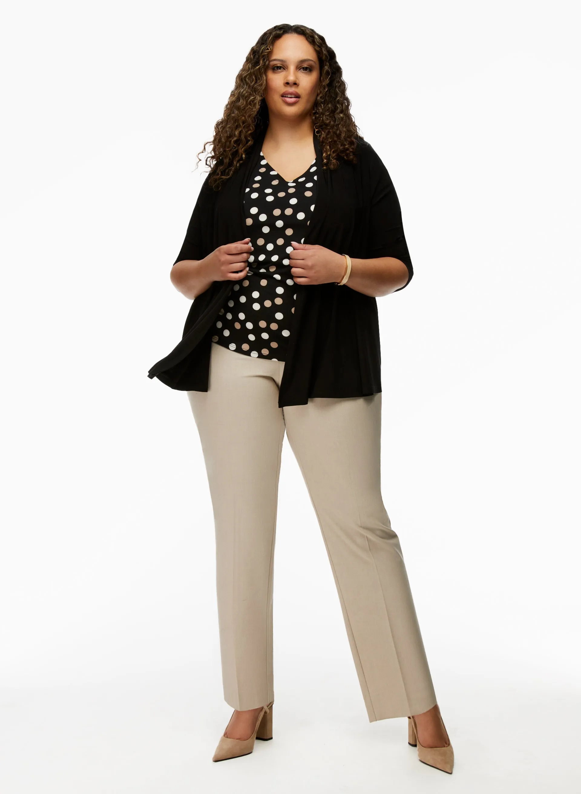 Dot Print V-Neck Top sold by Laura product image thumbnail 3