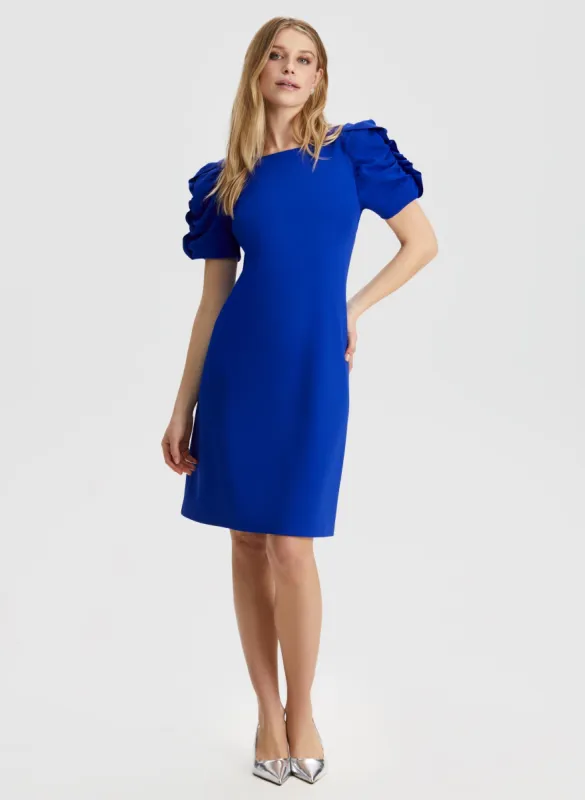 Ruffle Sleeve Shift Dress sold by Laura
