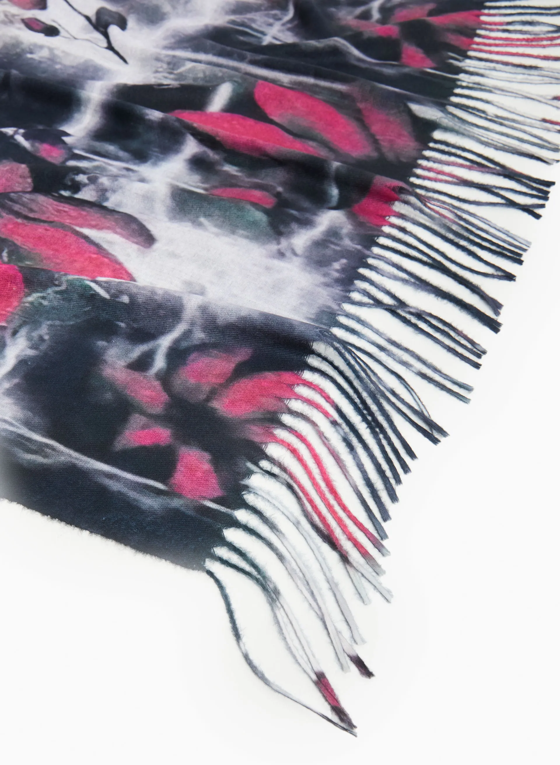 Reversible Floral Print Scarf sold by Laura product image thumbnail 2