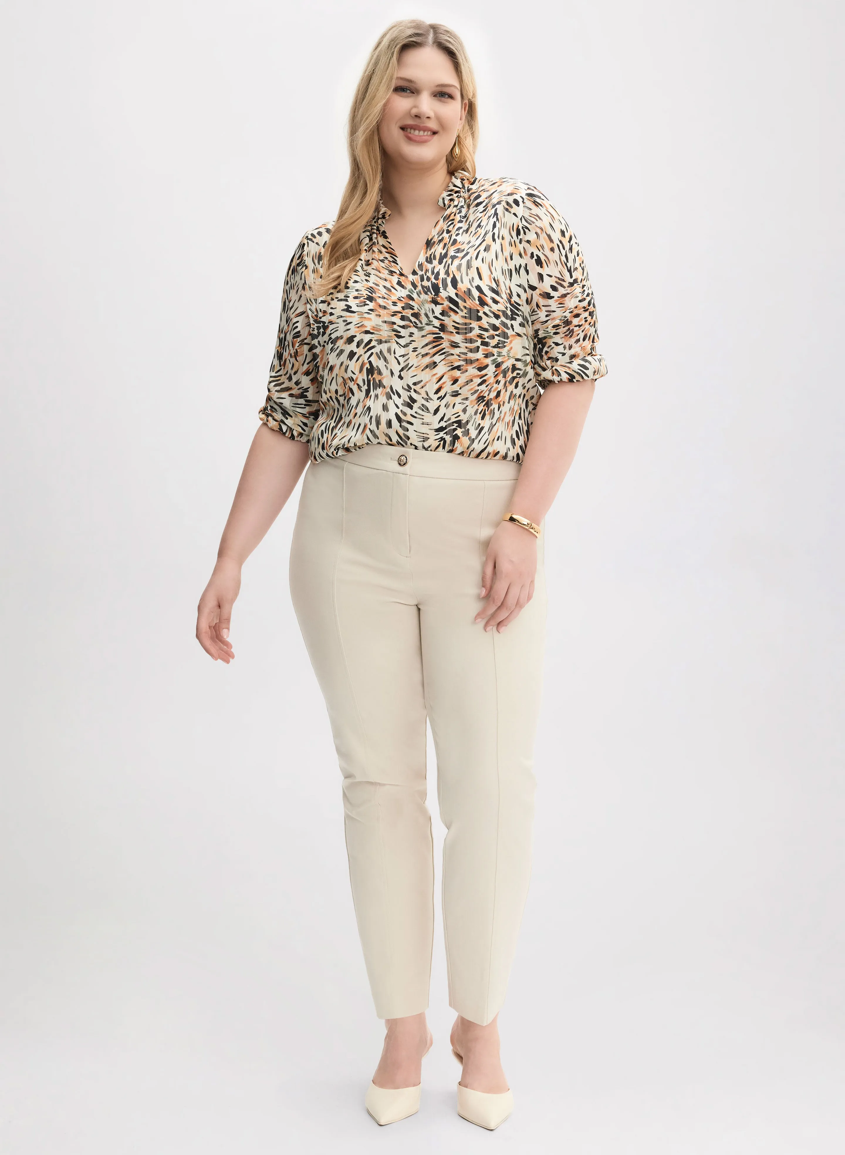 Abstract Animal Print Blouse sold by Laura product image thumbnail 2