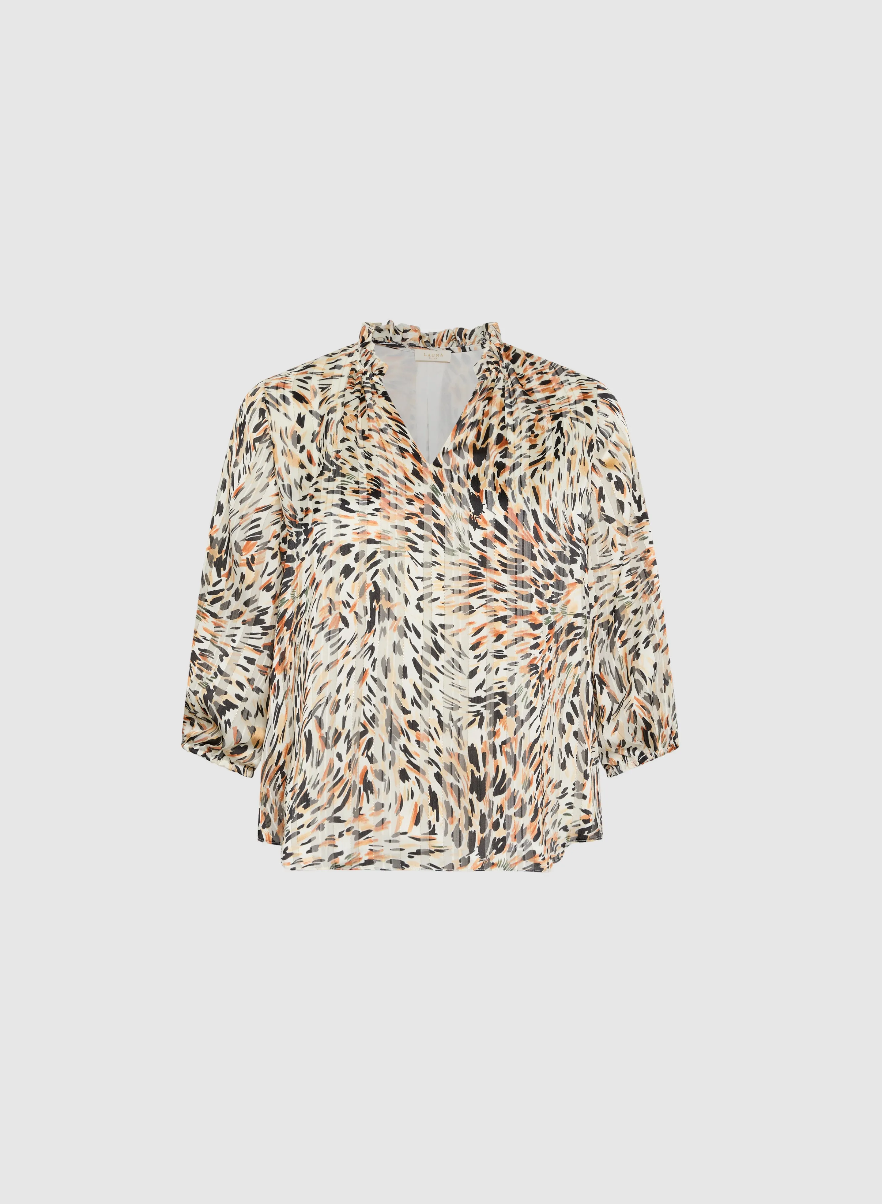Abstract Animal Print Blouse sold by Laura product image thumbnail 5