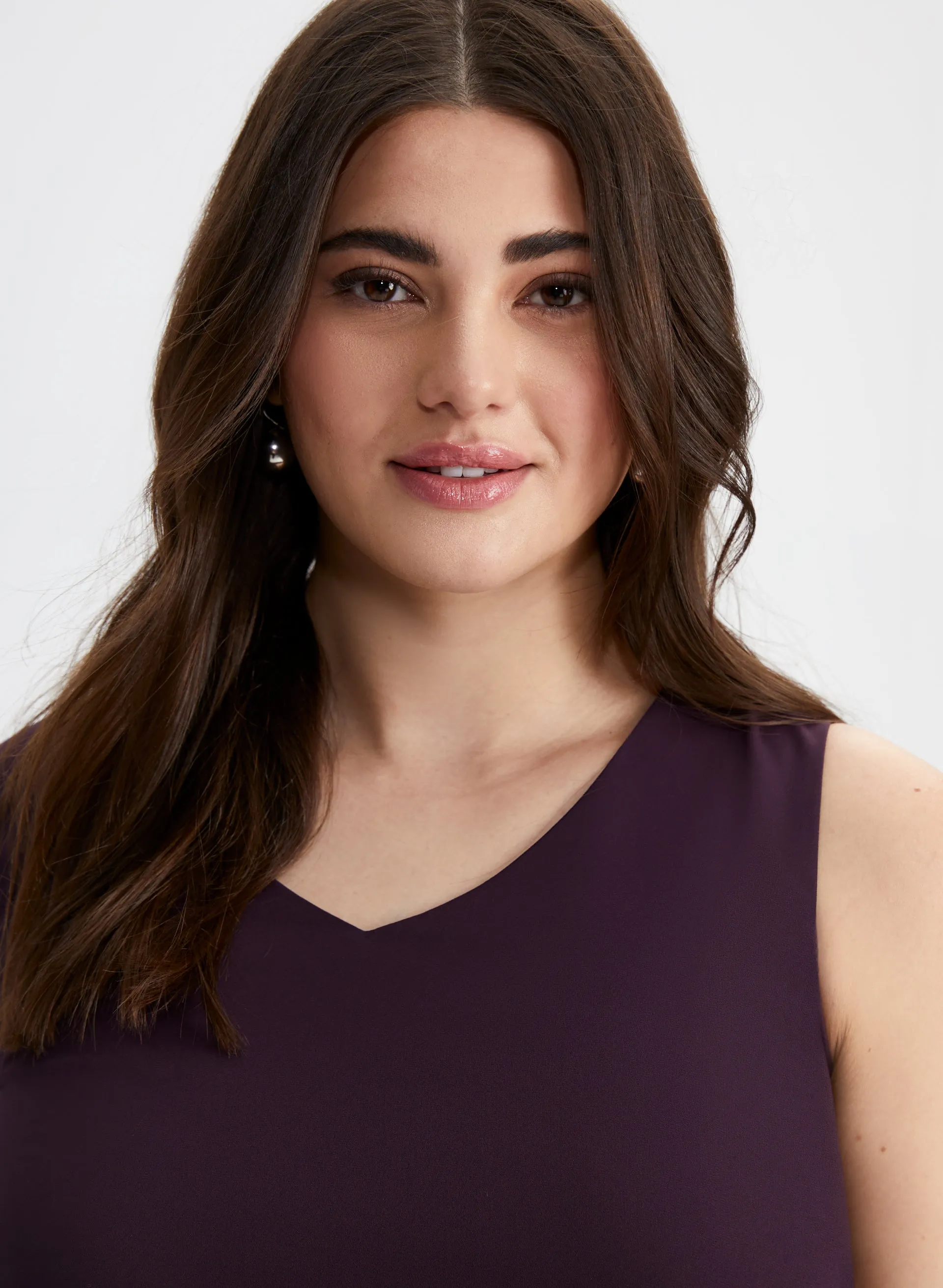 Sleeveless V-Neck Blouse sold by Laura product image thumbnail 2