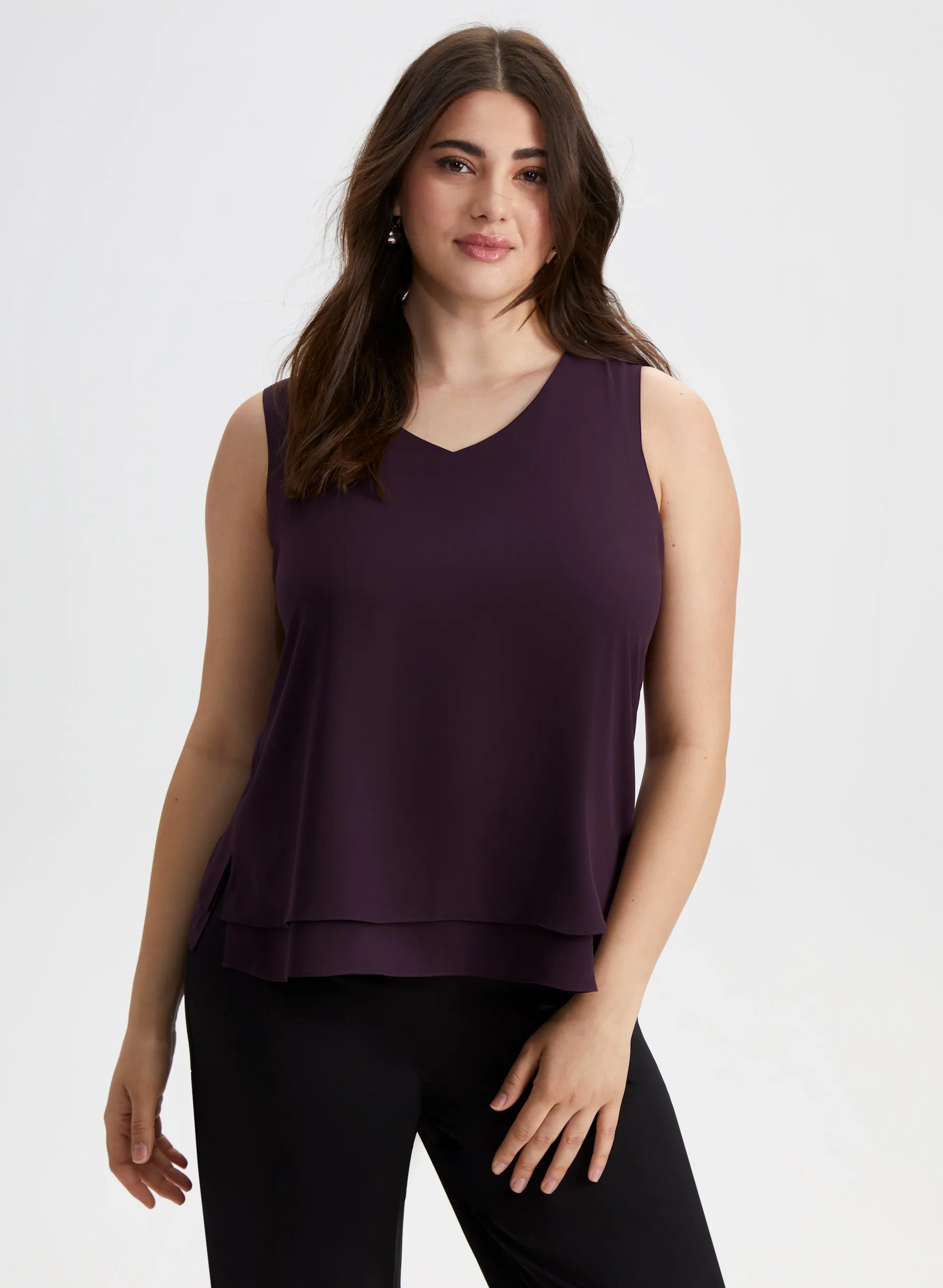 Sleeveless V-Neck Blouse sold by Laura product image thumbnail 5