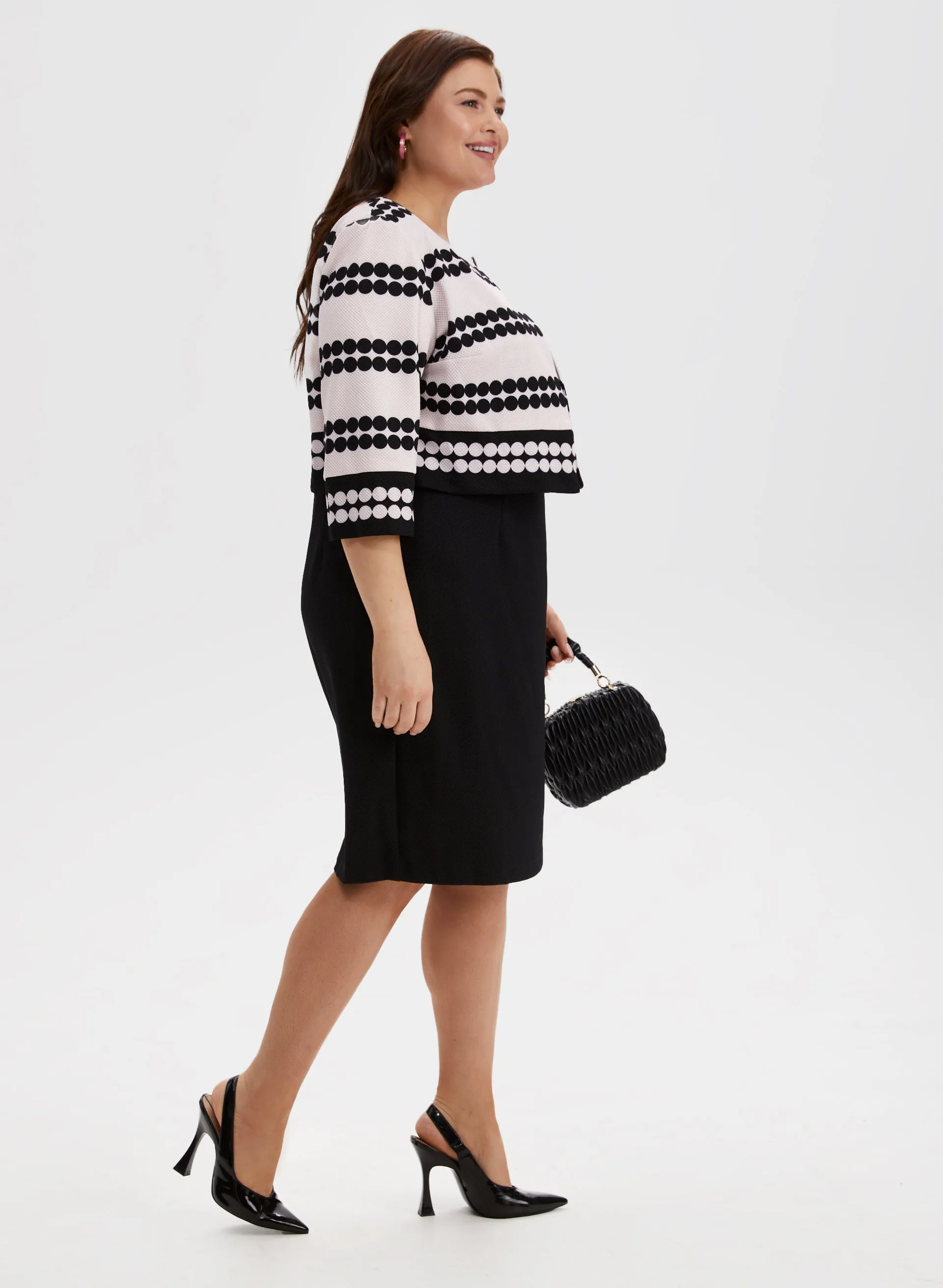 Polka Dot Dress & Jacket Set sold by Laura product image thumbnail 3