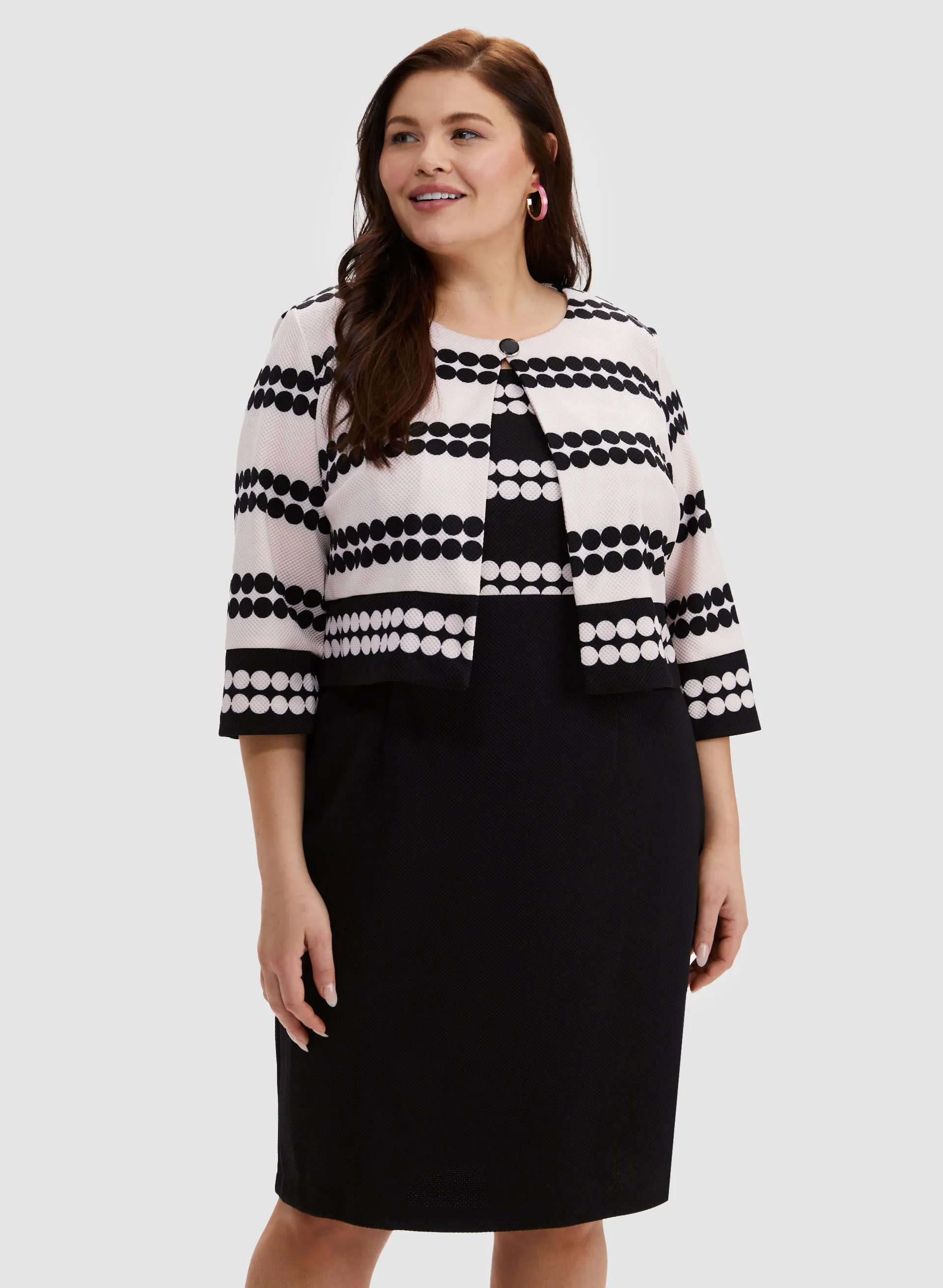 Polka Dot Dress & Jacket Set sold by Laura product image thumbnail 5