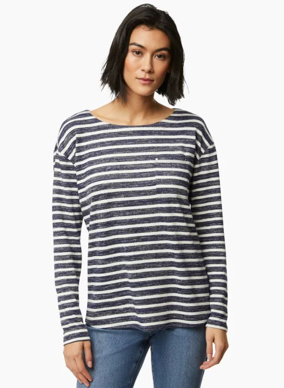 Stripe Print Tee sold by Laura