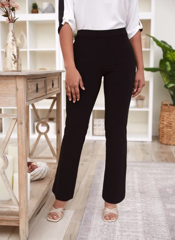 Sofia Pull-On Straight-Leg Pants - Regular sold by Laura
