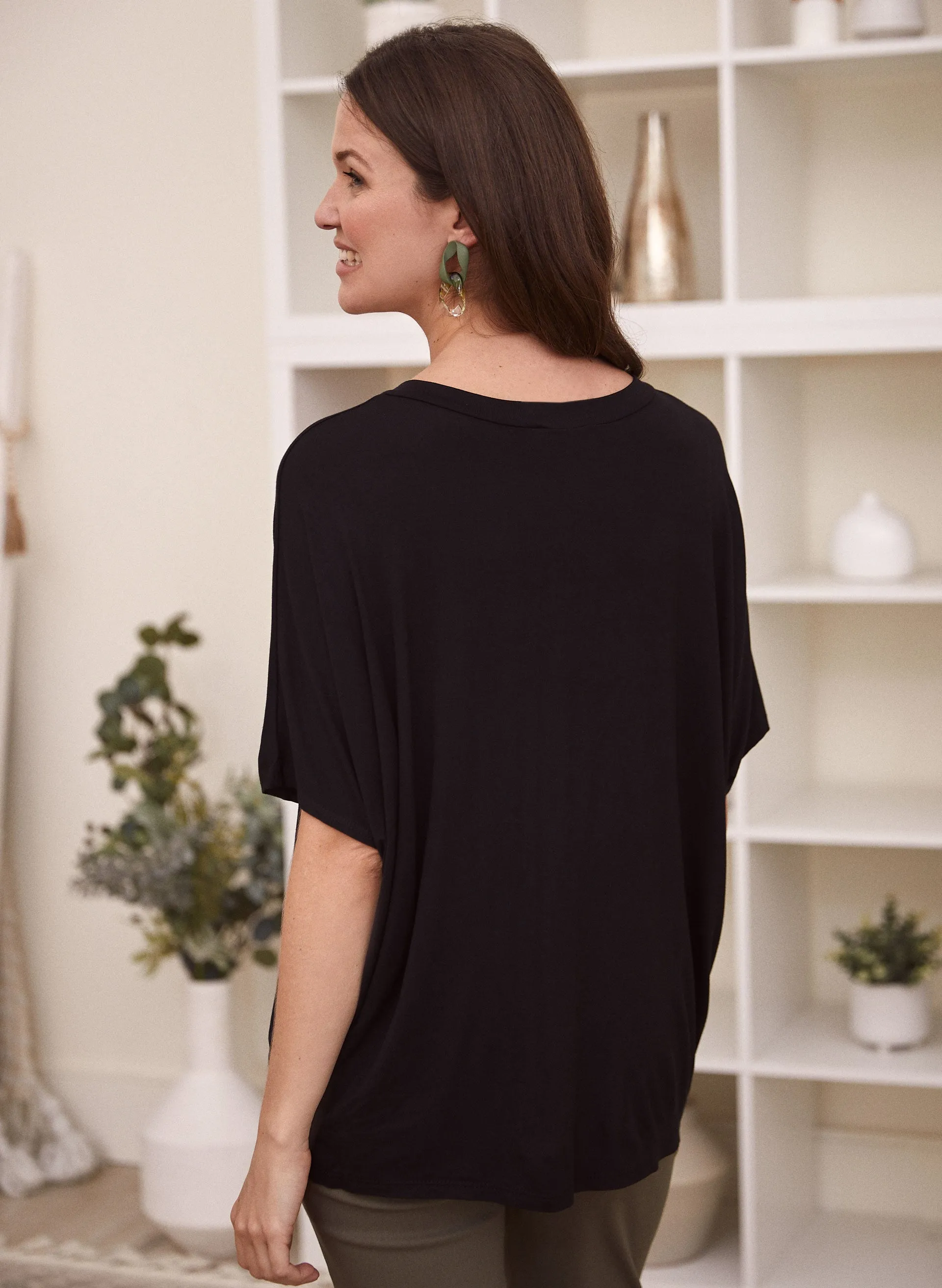 Drop Shoulder Oversized Tee sold by Laura product image thumbnail 4