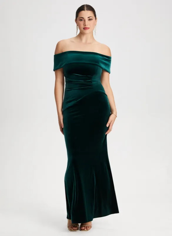 Velvet Mermaid Dress sold by Laura