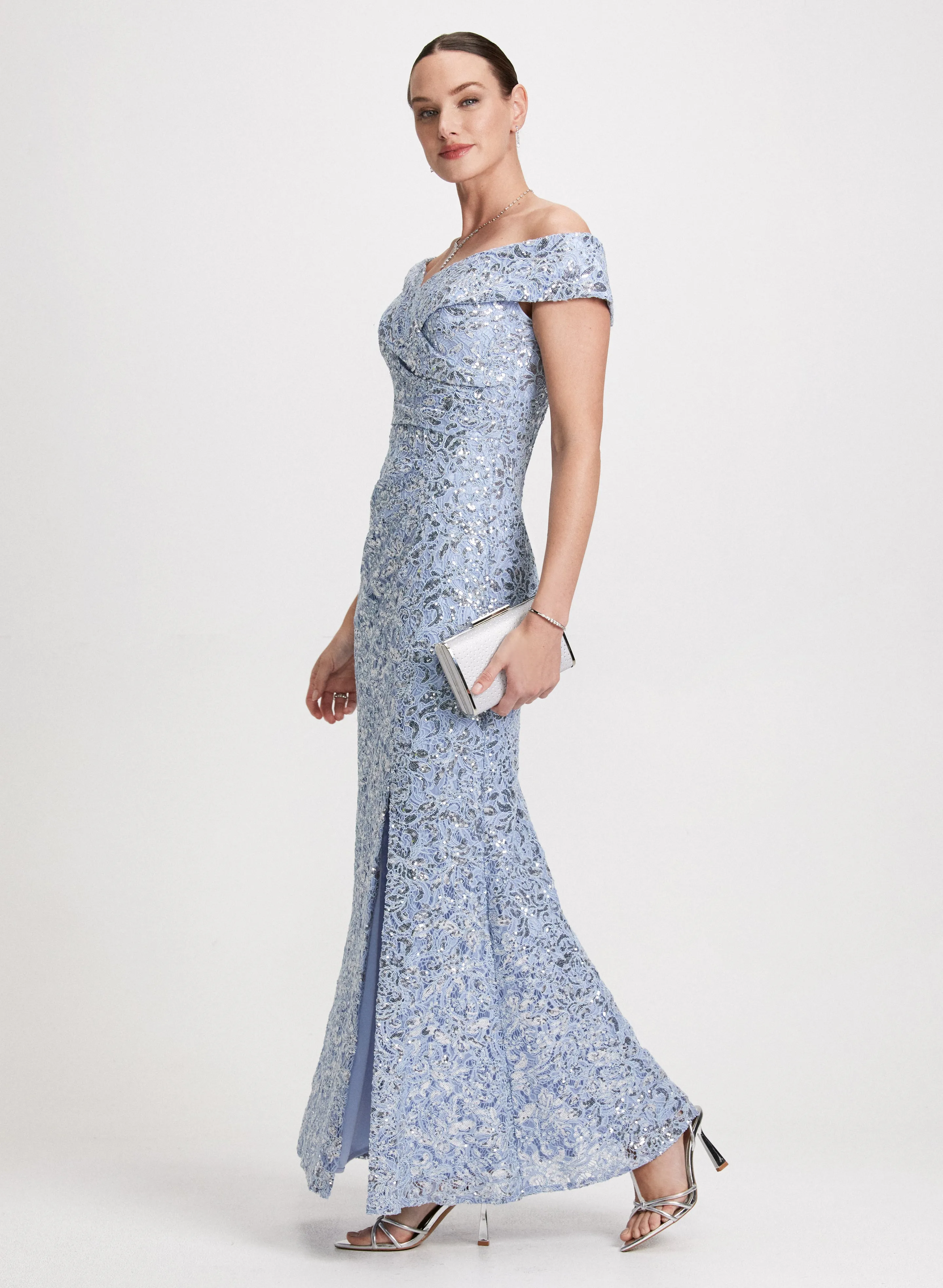 Sequin Lace Dress sold by Laura product image thumbnail 2