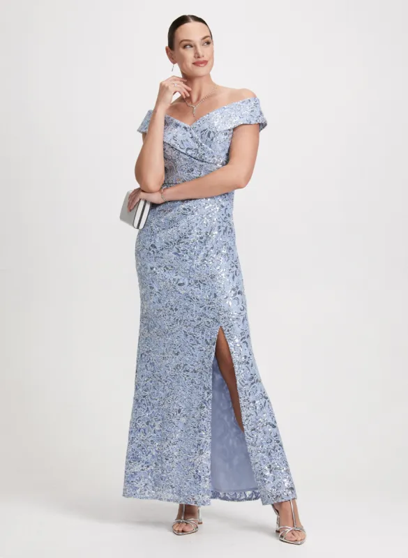 Sequin Lace Dress sold by Laura